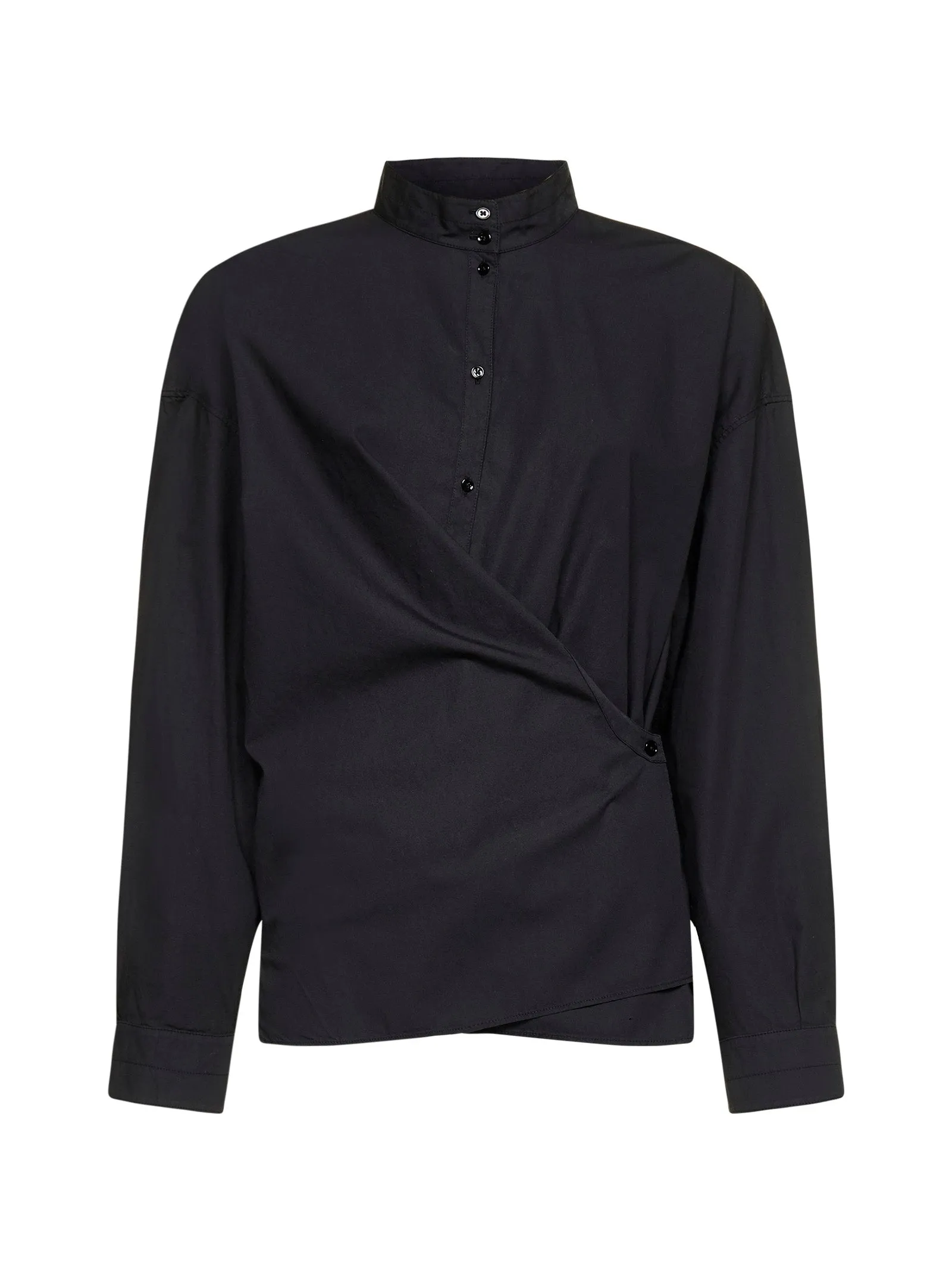 Lemaire Officer Collar Twisted Shirt