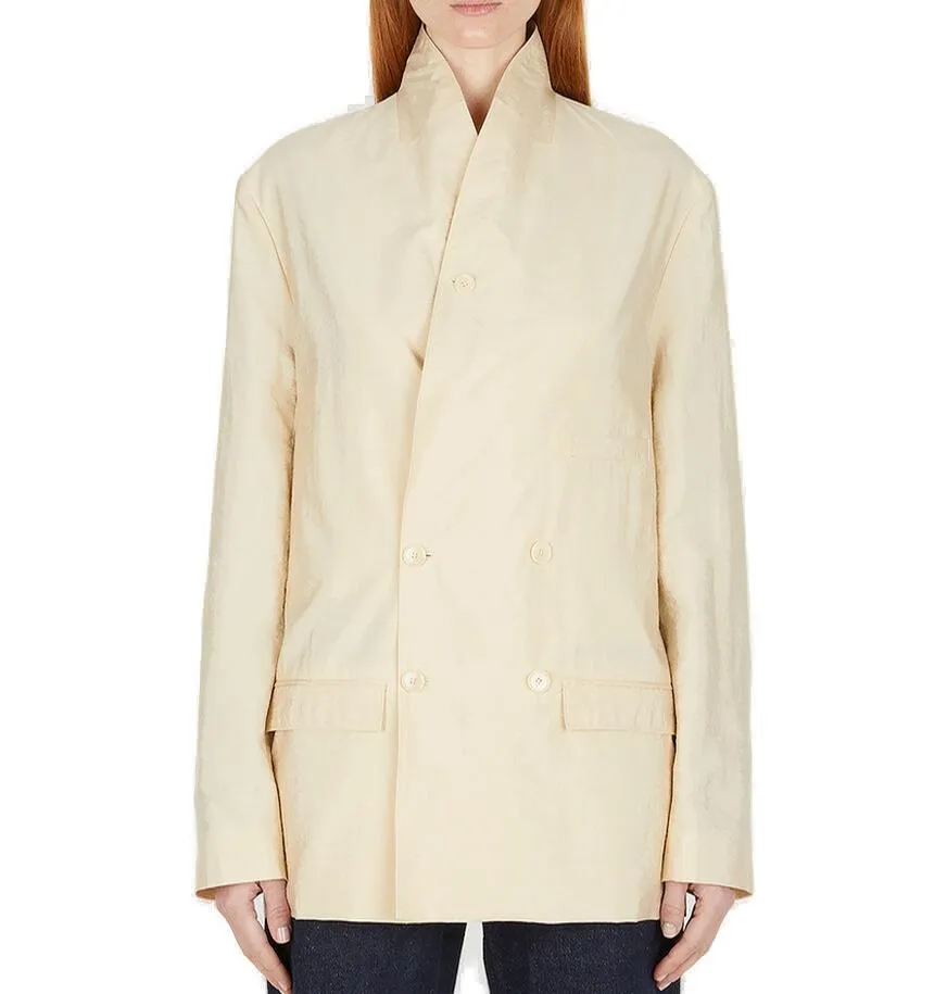 Lemaire Tie-Waist Doube-Breasted Jacket