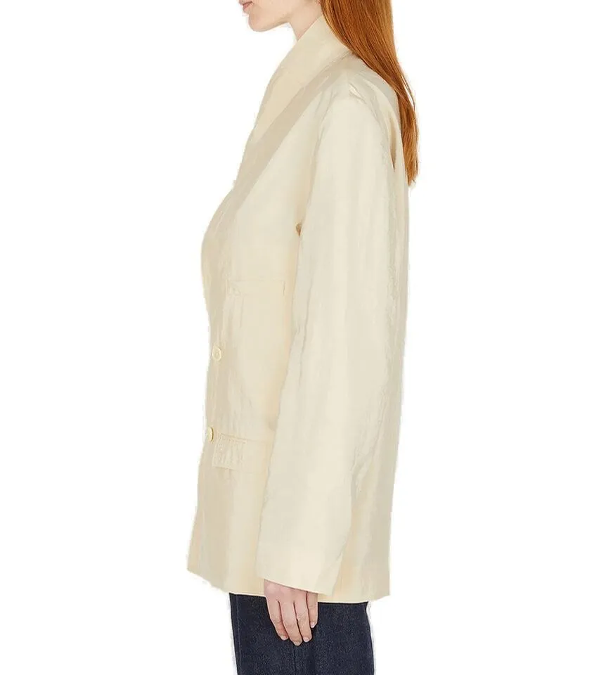 Lemaire Tie-Waist Doube-Breasted Jacket