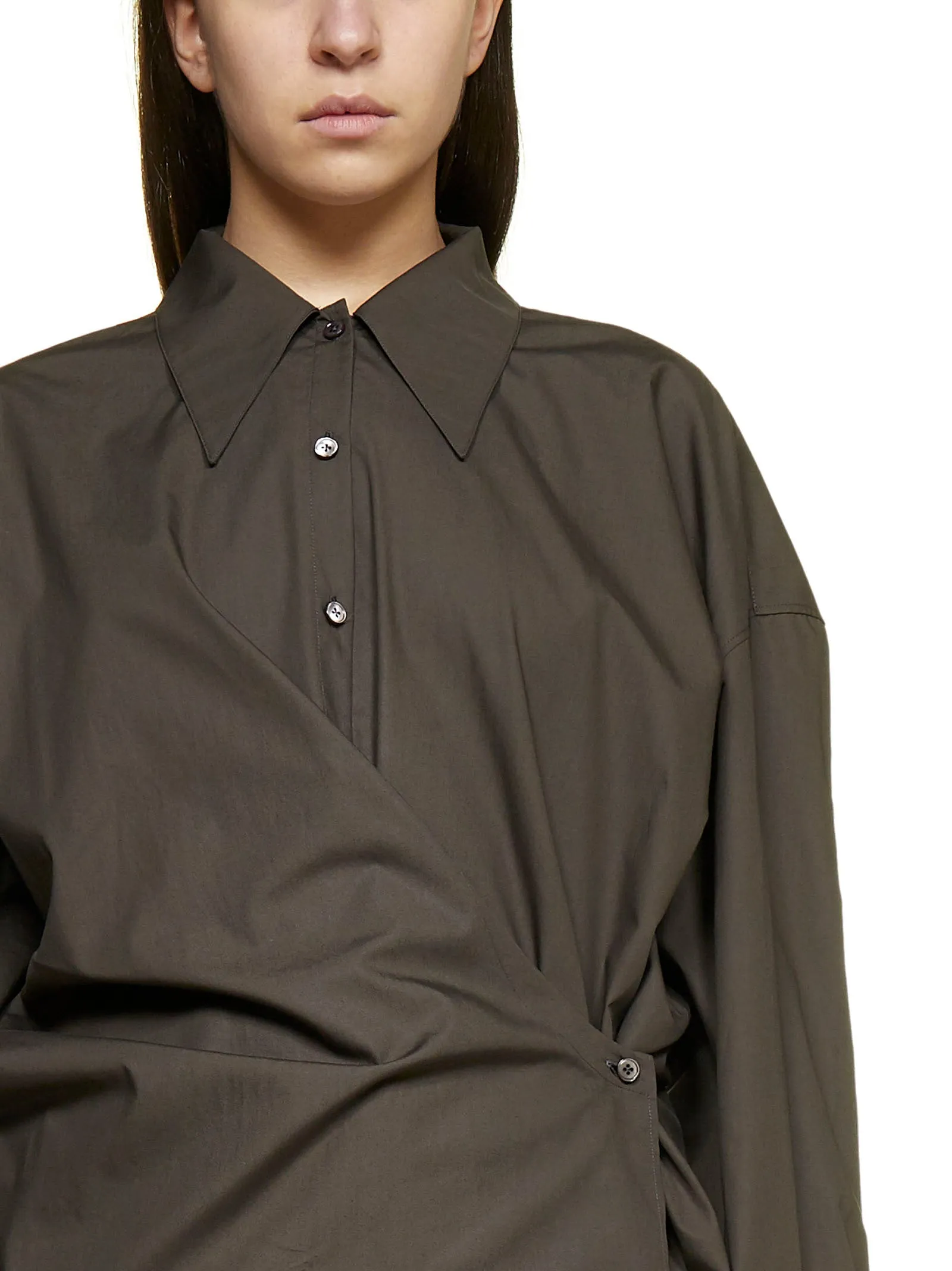 Lemaire Wrap Buttoned Shirt