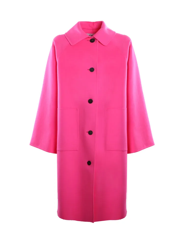 Loewe Raglan Sleeved Buttoned Coat