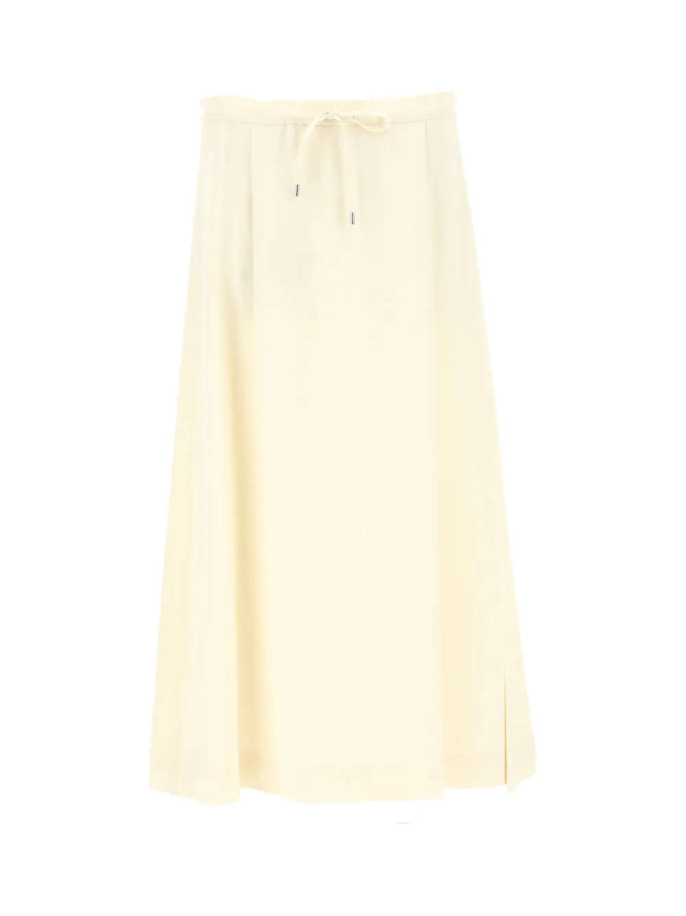 Loro Piana High Waist Drawstring Skirt
