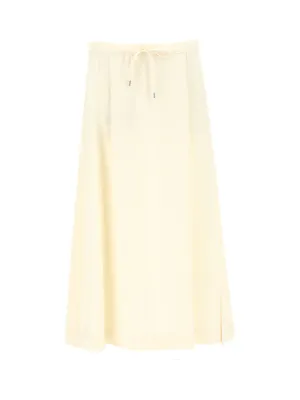 Loro Piana High Waist Drawstring Skirt