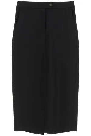 Loulou Studio Mid Length Pencil Skirt