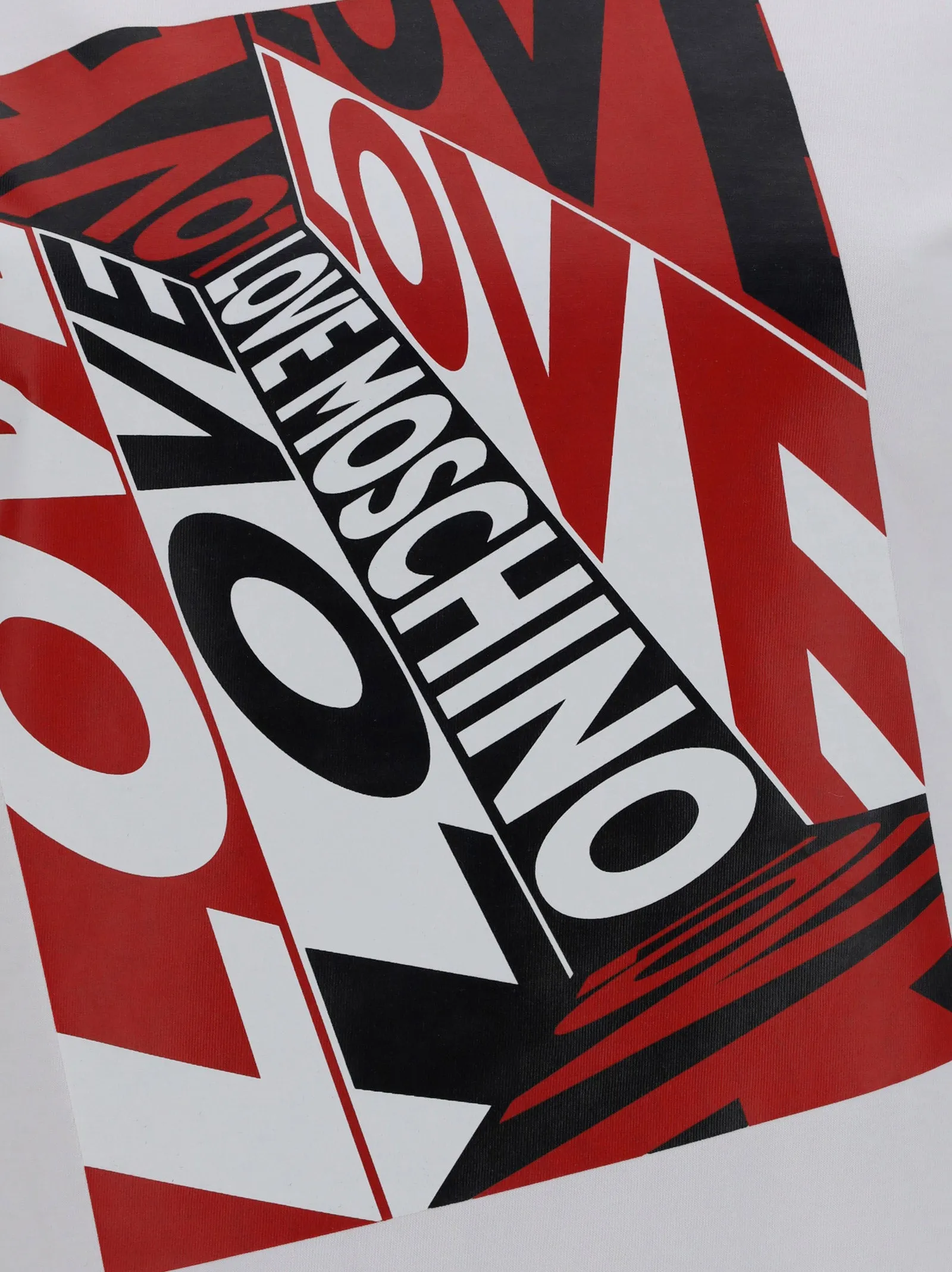 Love Moschino Graphic Printed Crewneck T-Shirt