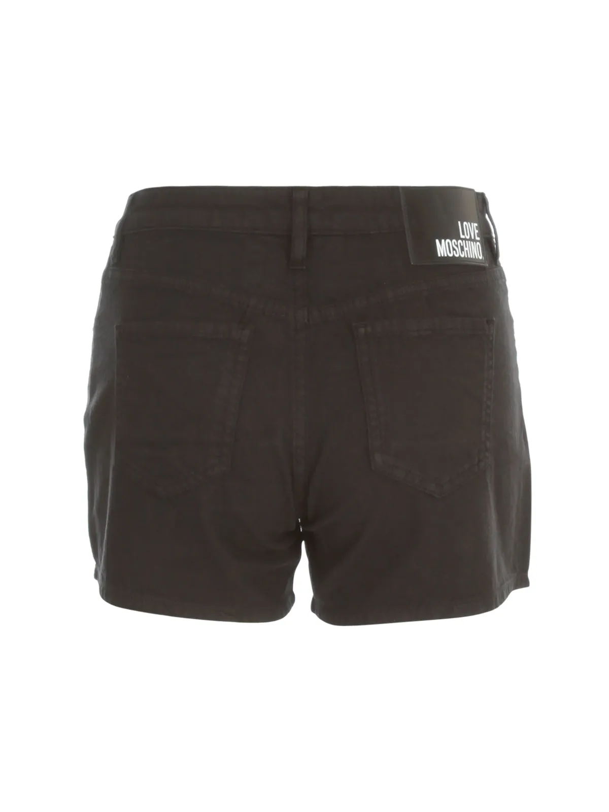 Love Moschino High-Waisted Denim Shorts
