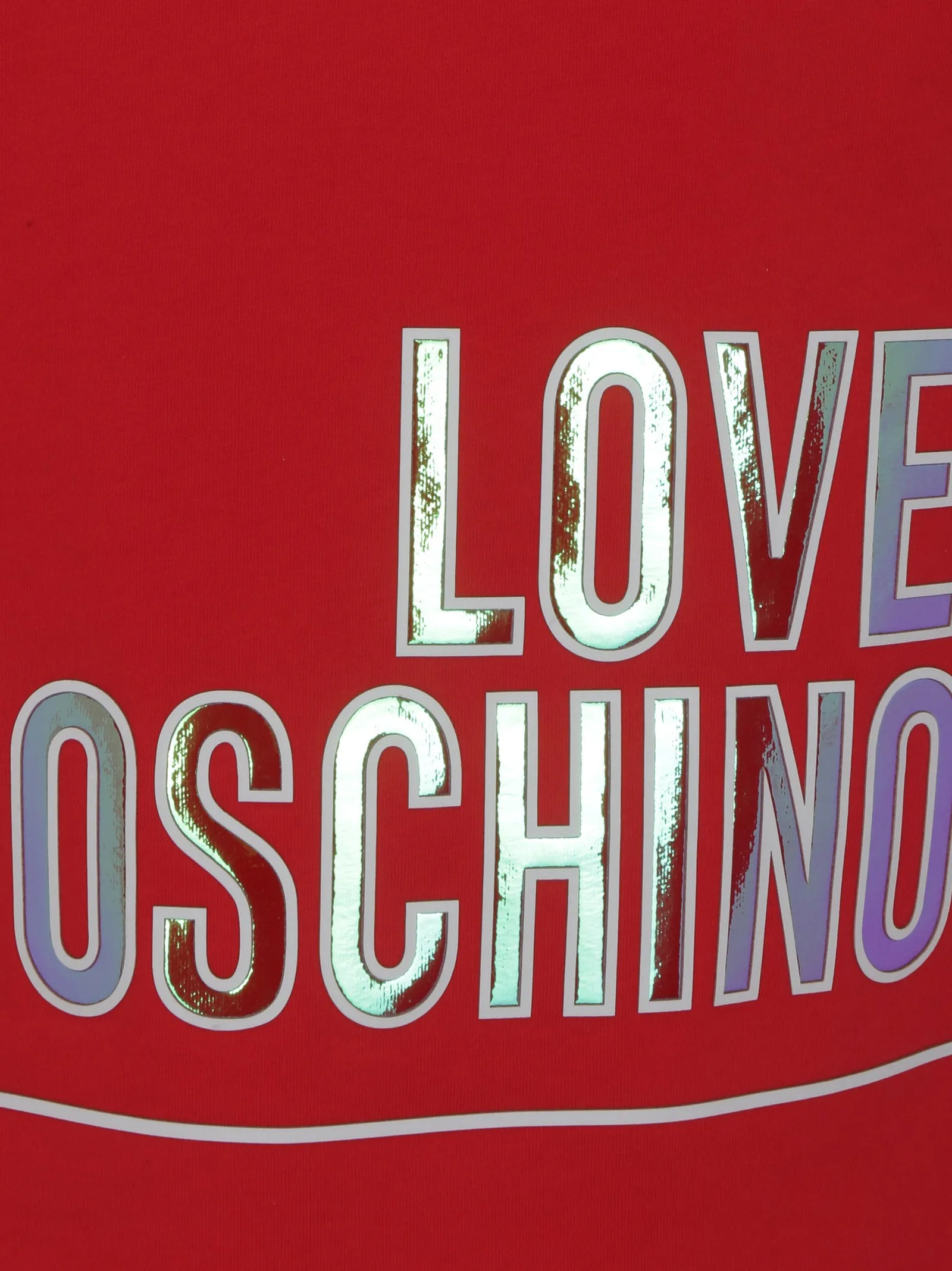 Love Moschino Logo Printed Crewneck T-Shirt