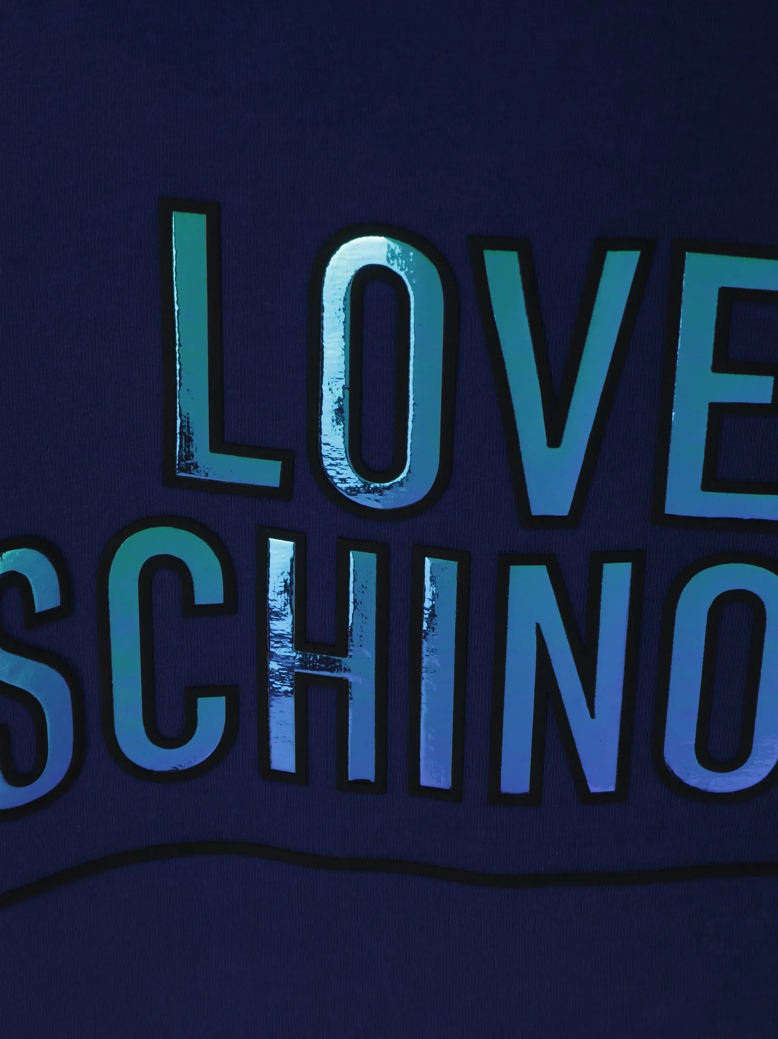 Love Moschino Logo Printed Crewneck T-Shirt