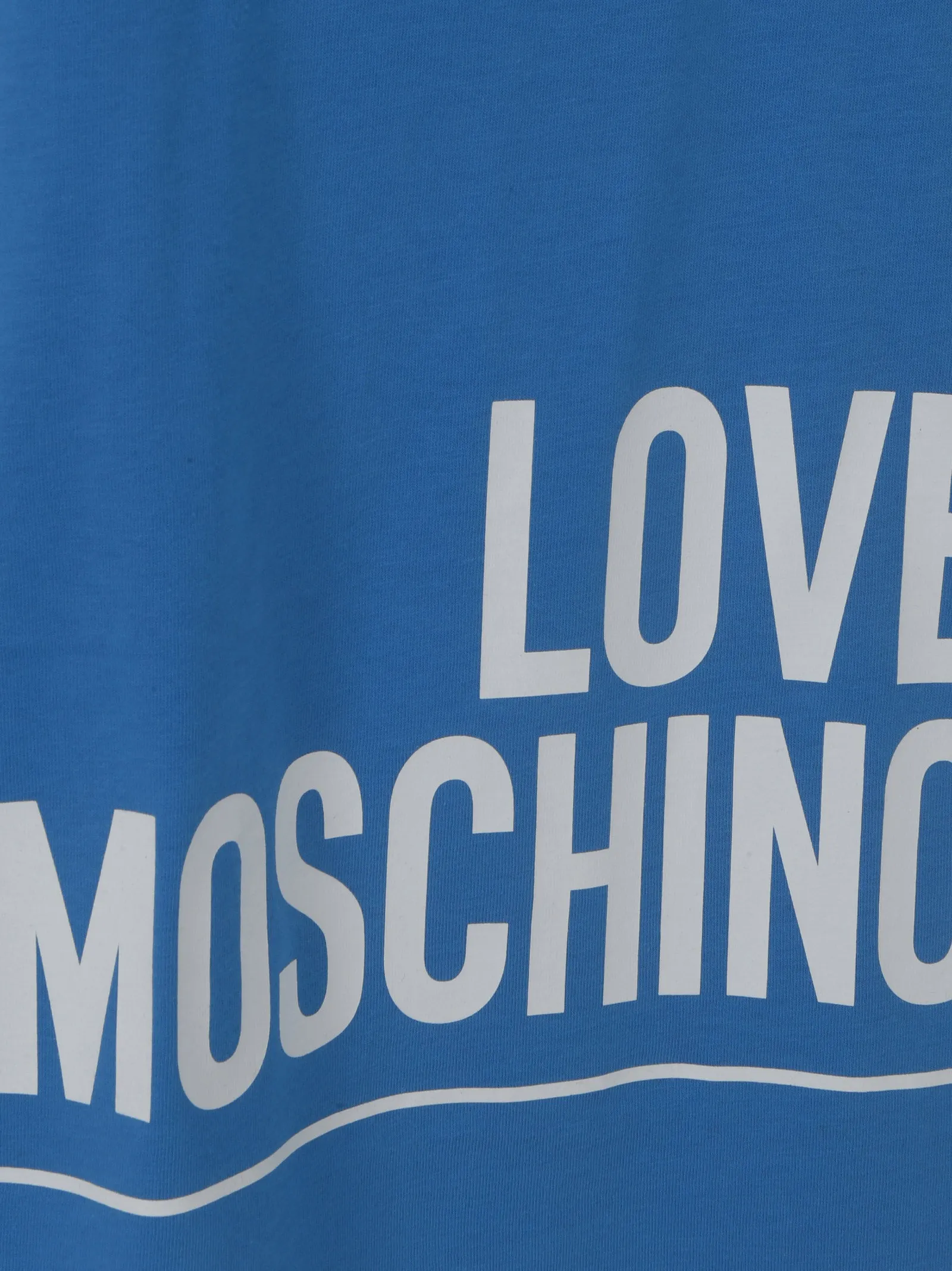 Love Moschino Logo Printed Crewneck T-Shirt