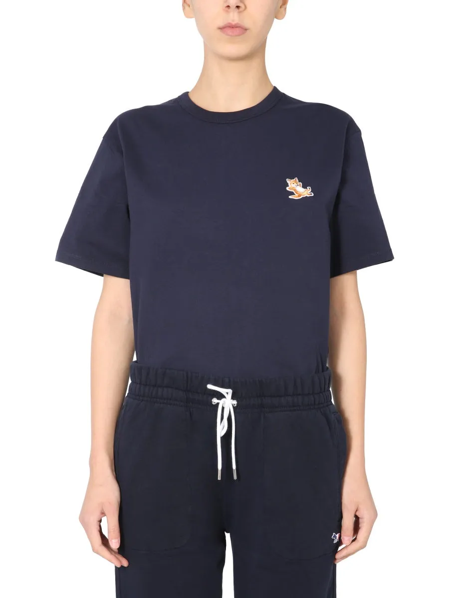 Maison Kitsun Chillax Fox Patch T-Shirt
