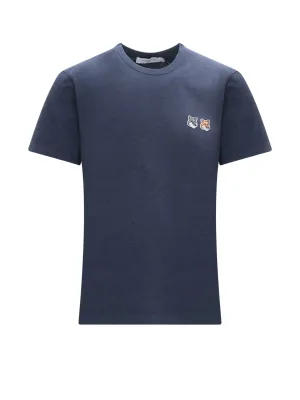 Maison Kitsun Double Fox Head Patch Classic T-Shirt