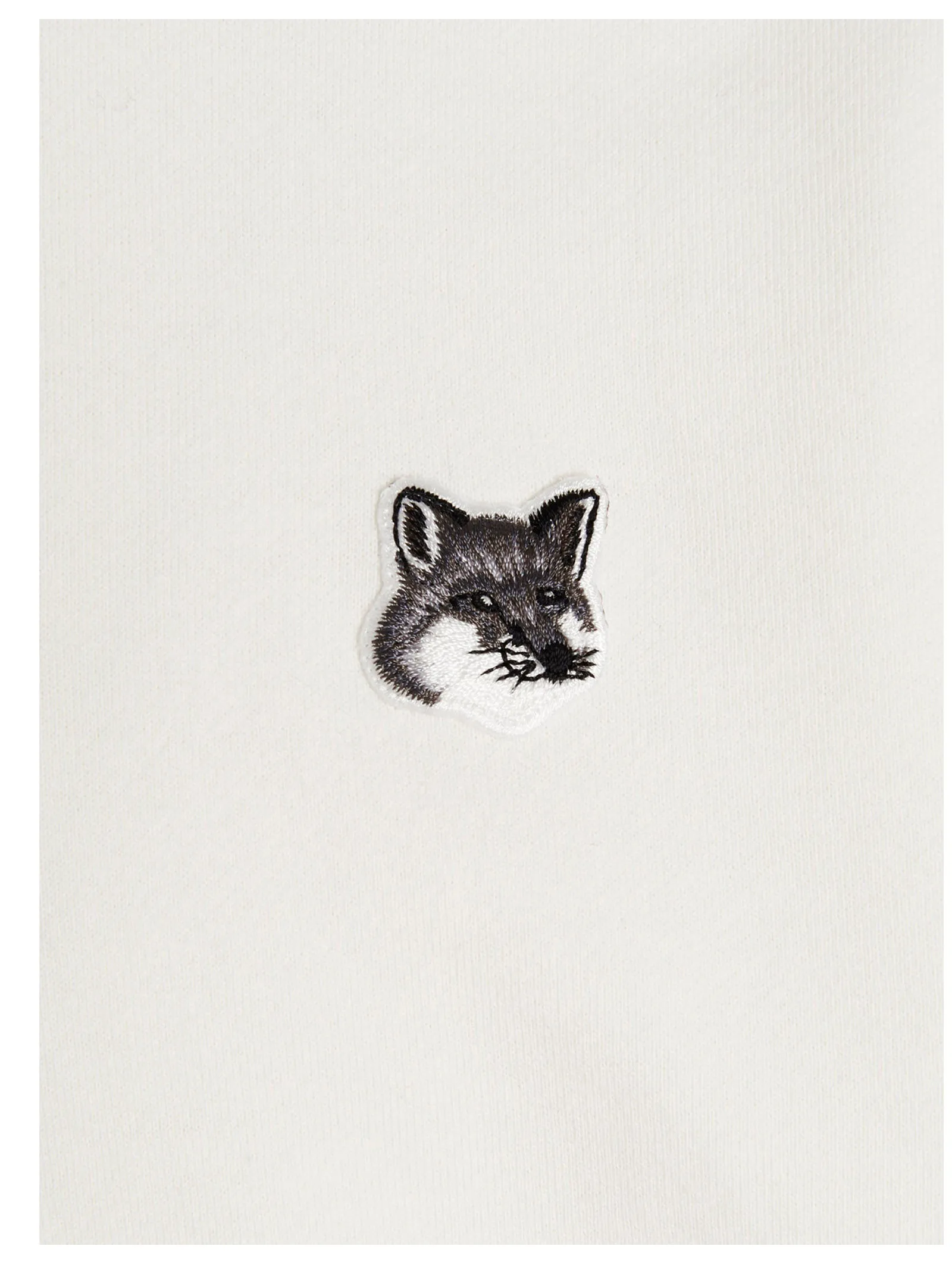 Maison Kitsun Fox Head Patch Drawstring Hoodie