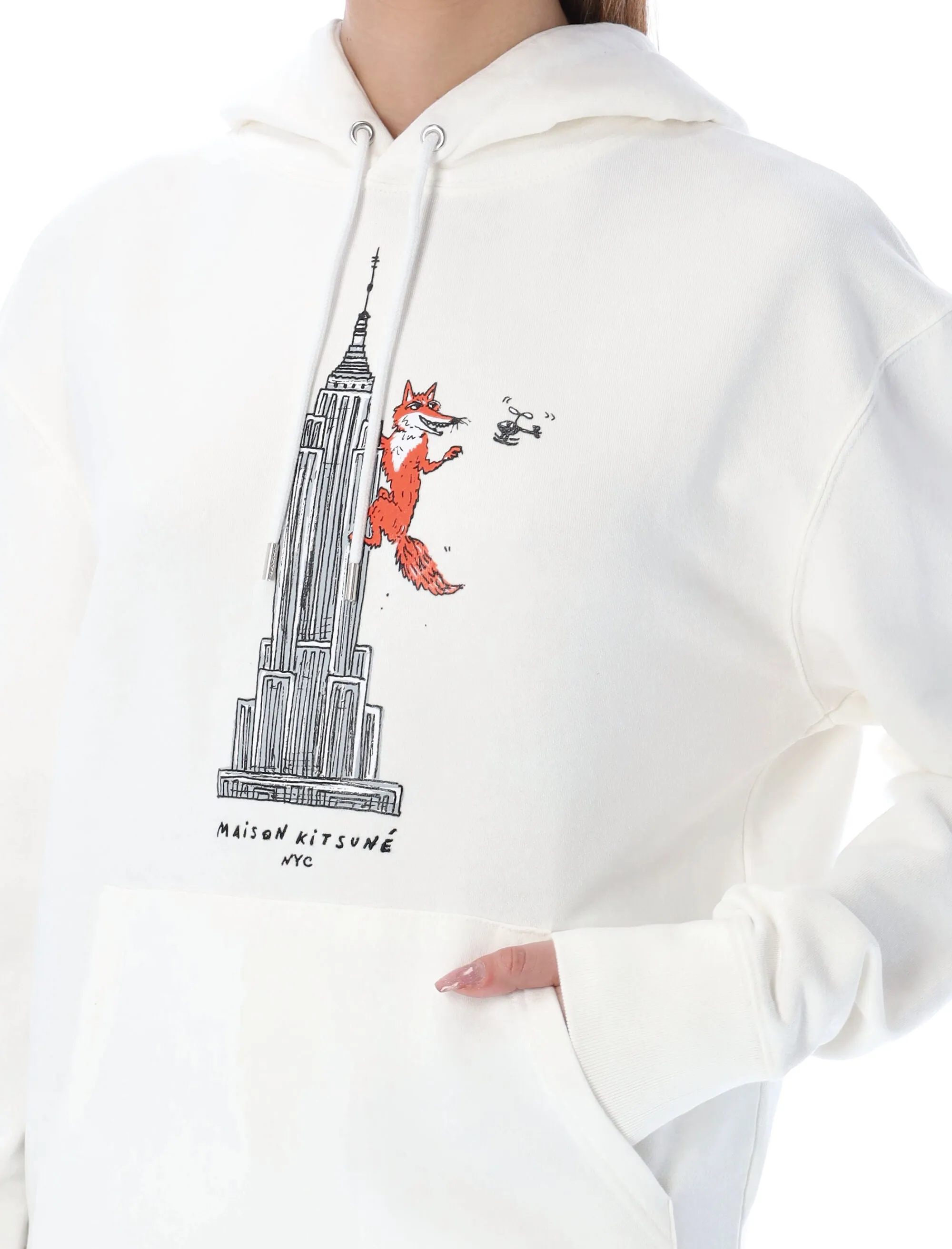 Maison Kitsun Oly Empire Fox Classic Hoodie