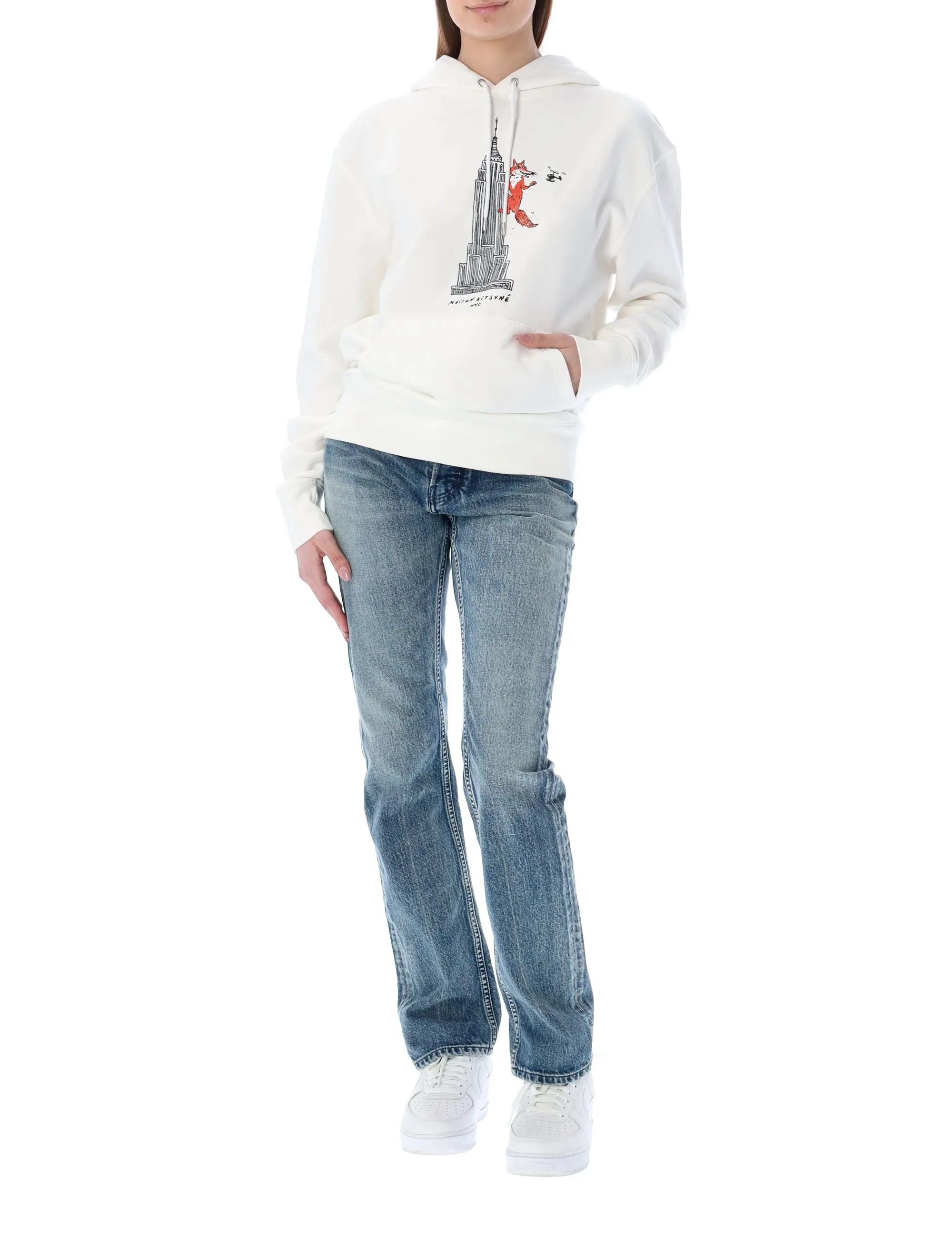 Maison Kitsun Oly Empire Fox Classic Hoodie