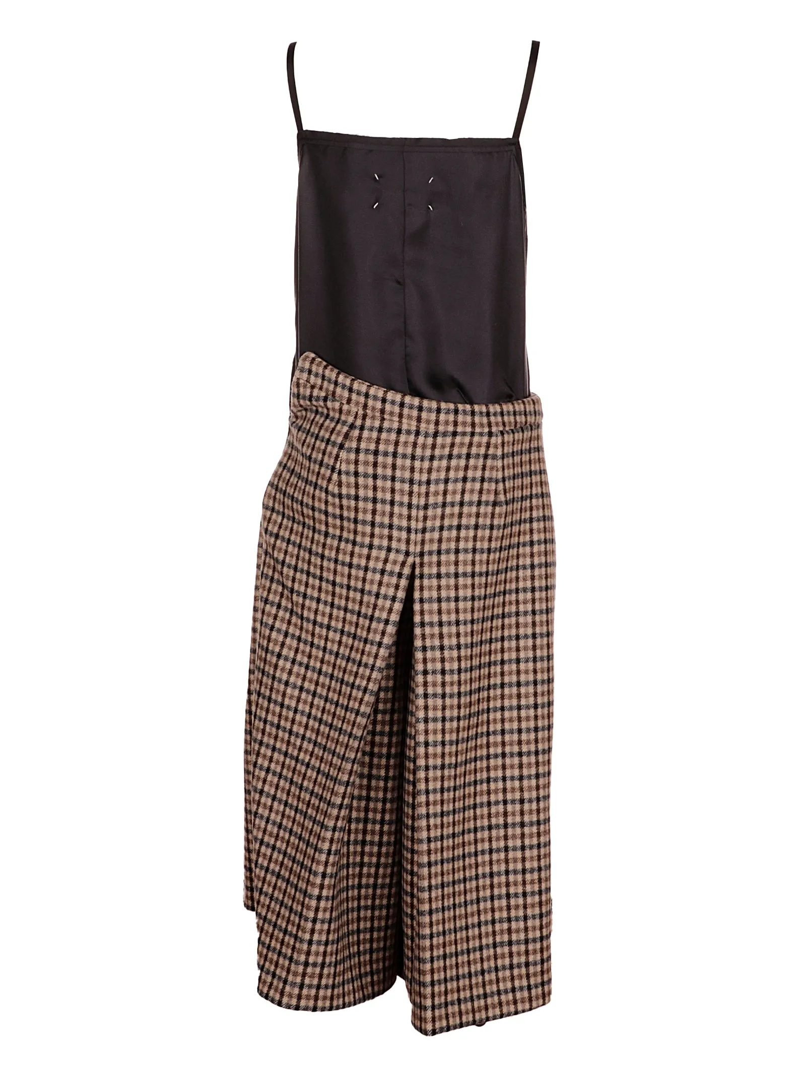 Maison Margiela Check Skirt Sleeveless Dress