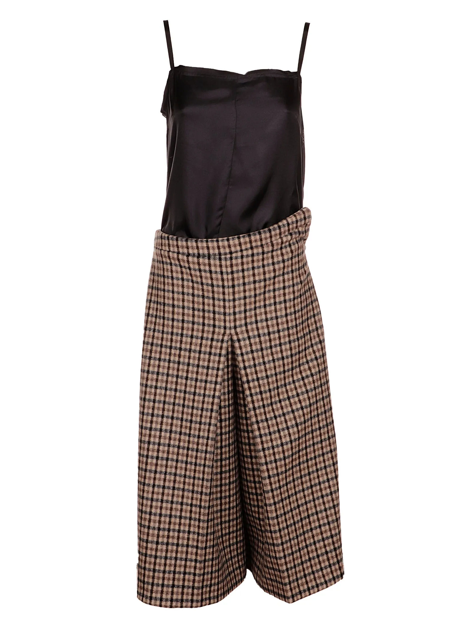 Maison Margiela Check Skirt Sleeveless Dress