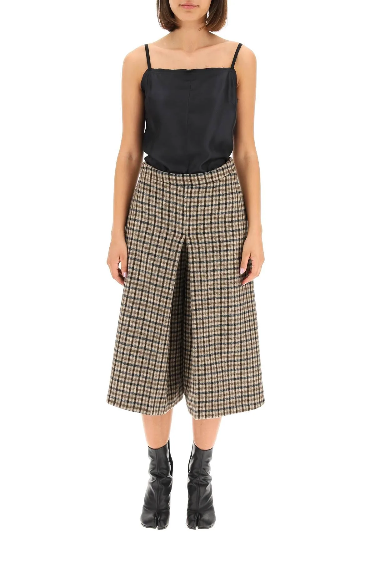 Maison Margiela Check Skirt Sleeveless Dress