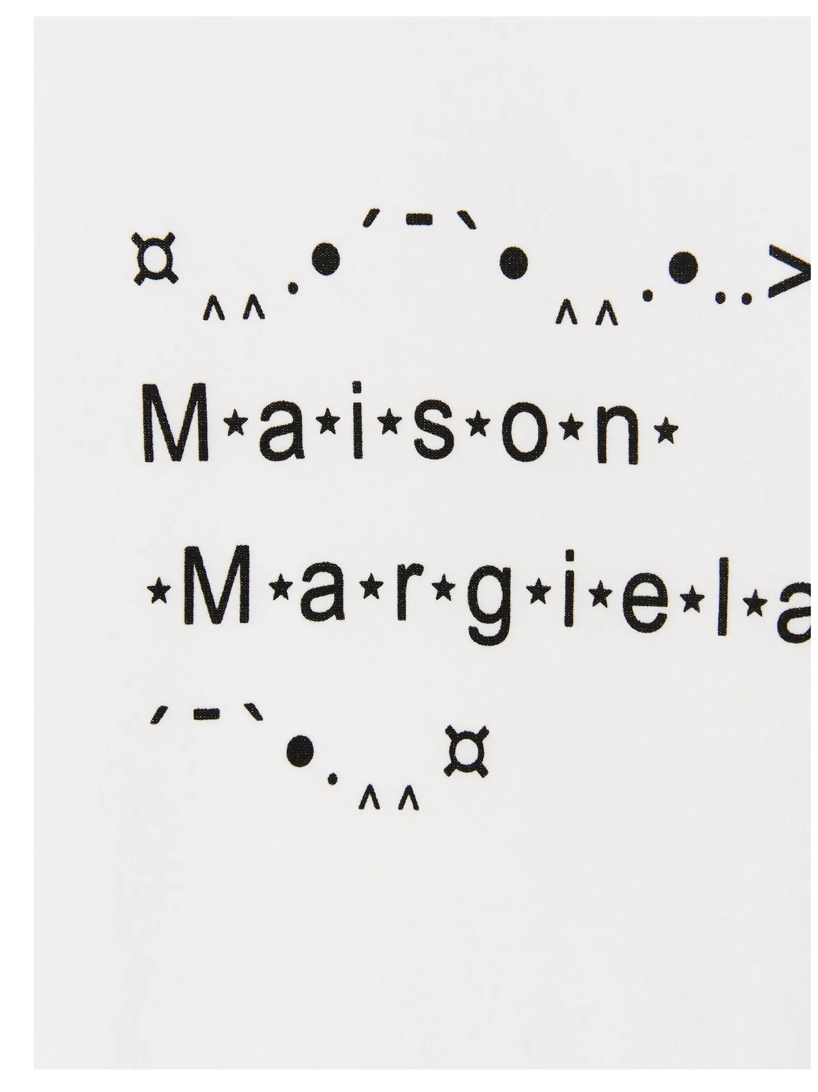 Maison Margiela Logo Printed Crewneck T-Shirt