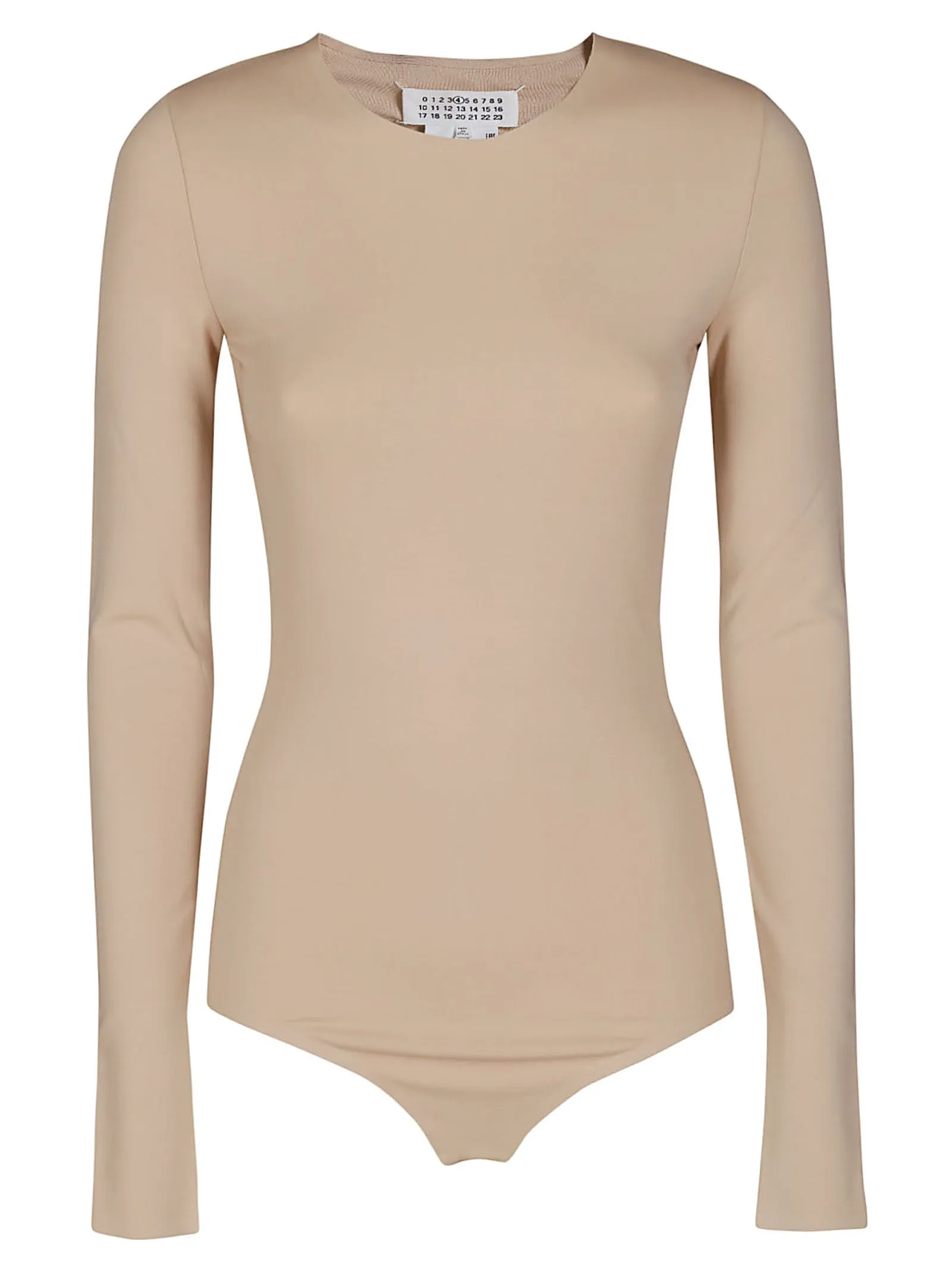 Maison Margiela Long-Sleeve Bodysuit Top