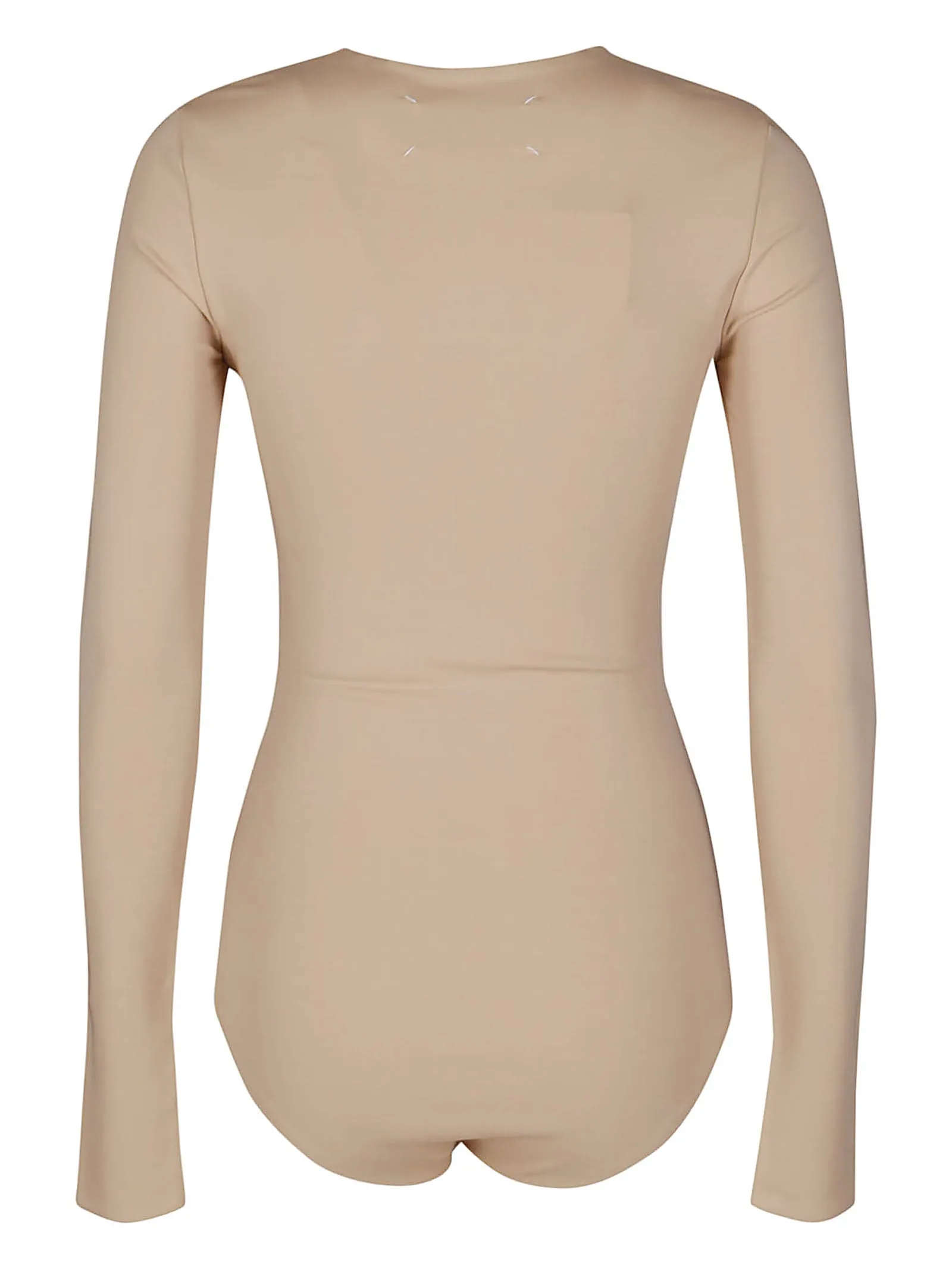Maison Margiela Long-Sleeve Bodysuit Top