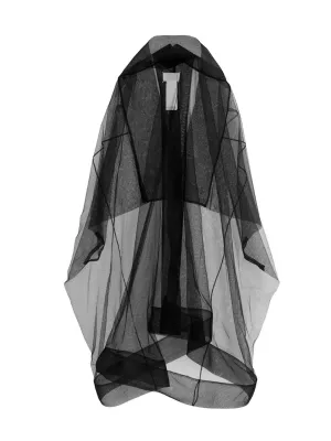 Maison Margiela Oversized Semi-Sheer Tulle Coat