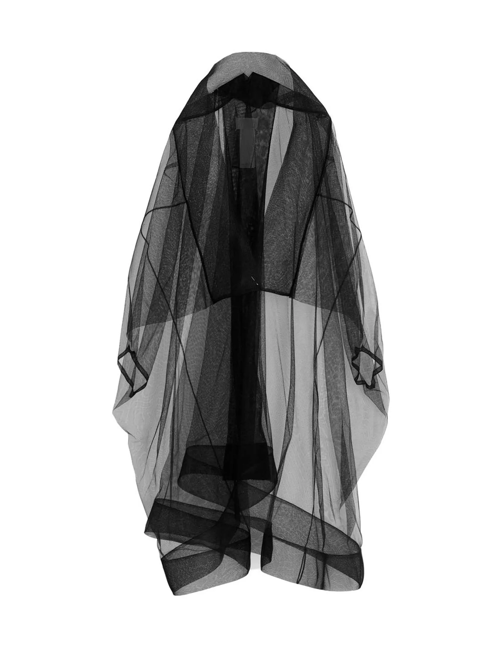 Maison Margiela Oversized Semi-Sheer Tulle Coat