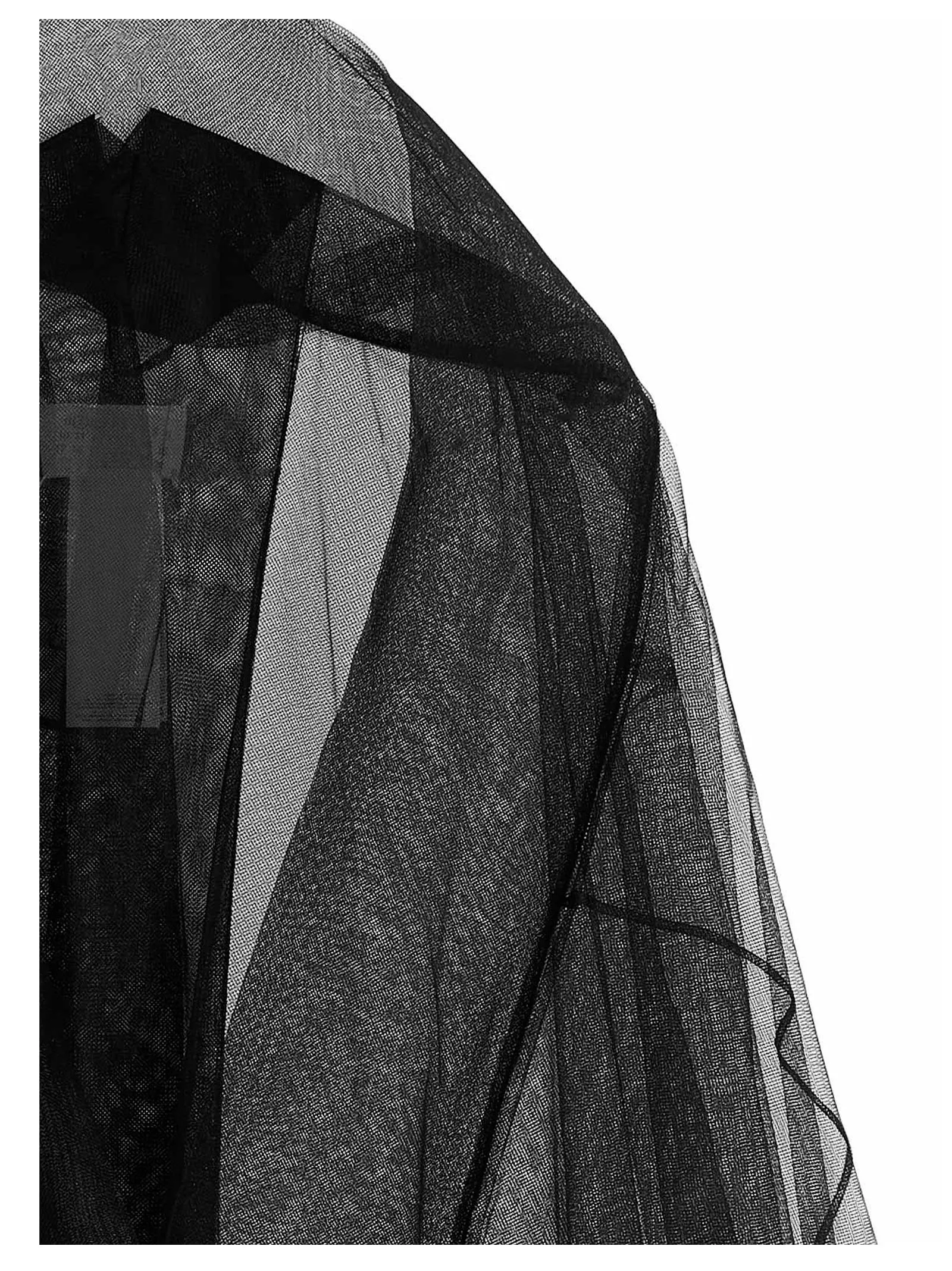 Maison Margiela Oversized Semi-Sheer Tulle Coat