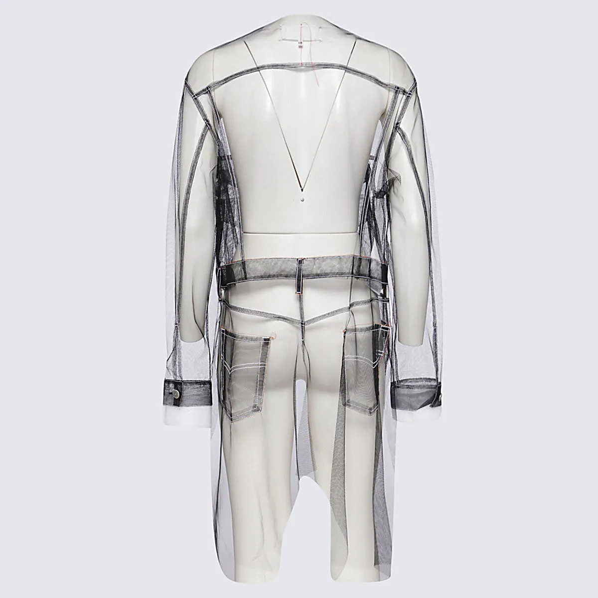 Maison Margiela Patch Pocket Sheer Coat