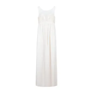 Maison Margiela Sheer Panelled Sleeveless Midi Dress