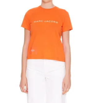 Marc Jacobs Logo Print Crewneck T-Shirt