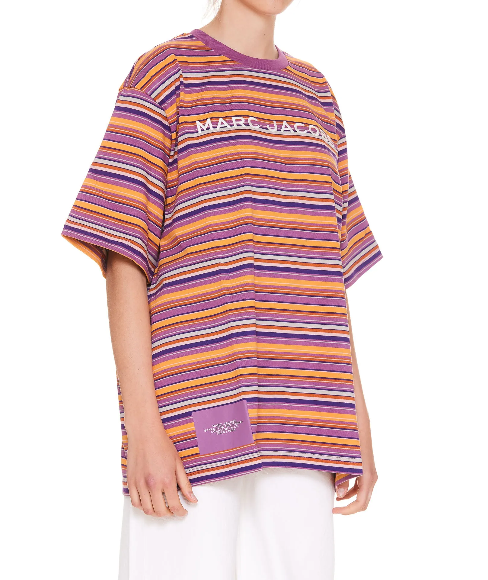 Marc Jacobs Striped Crewneck Short-Sleeved T-Shirt