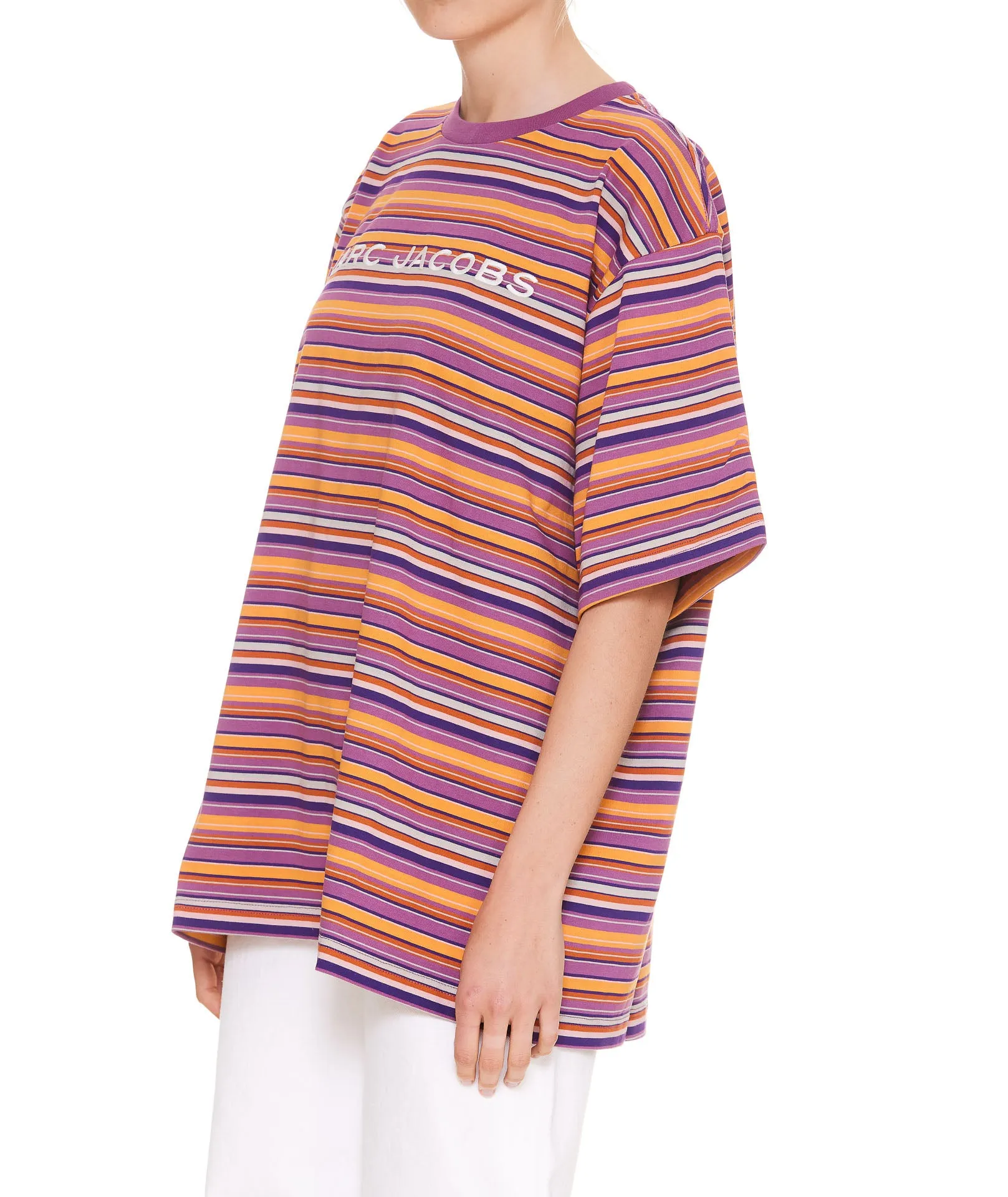 Marc Jacobs Striped Crewneck Short-Sleeved T-Shirt