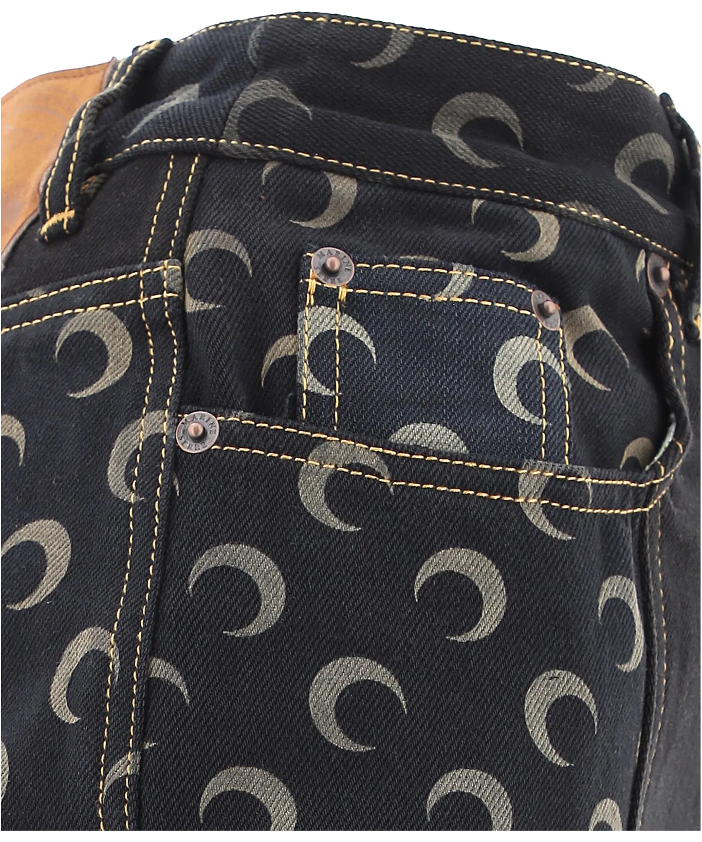 Marine Serre Crescent Moon Midi Skirt