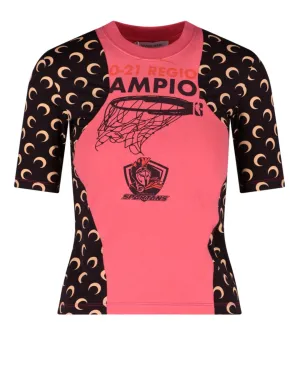 Marine Serre Moon Graphic Printed T-Shirt
