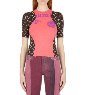 Marine Serre Moon Printed Crewneck T-Shirt