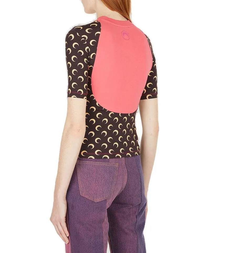 Marine Serre Moon Printed Crewneck T-Shirt