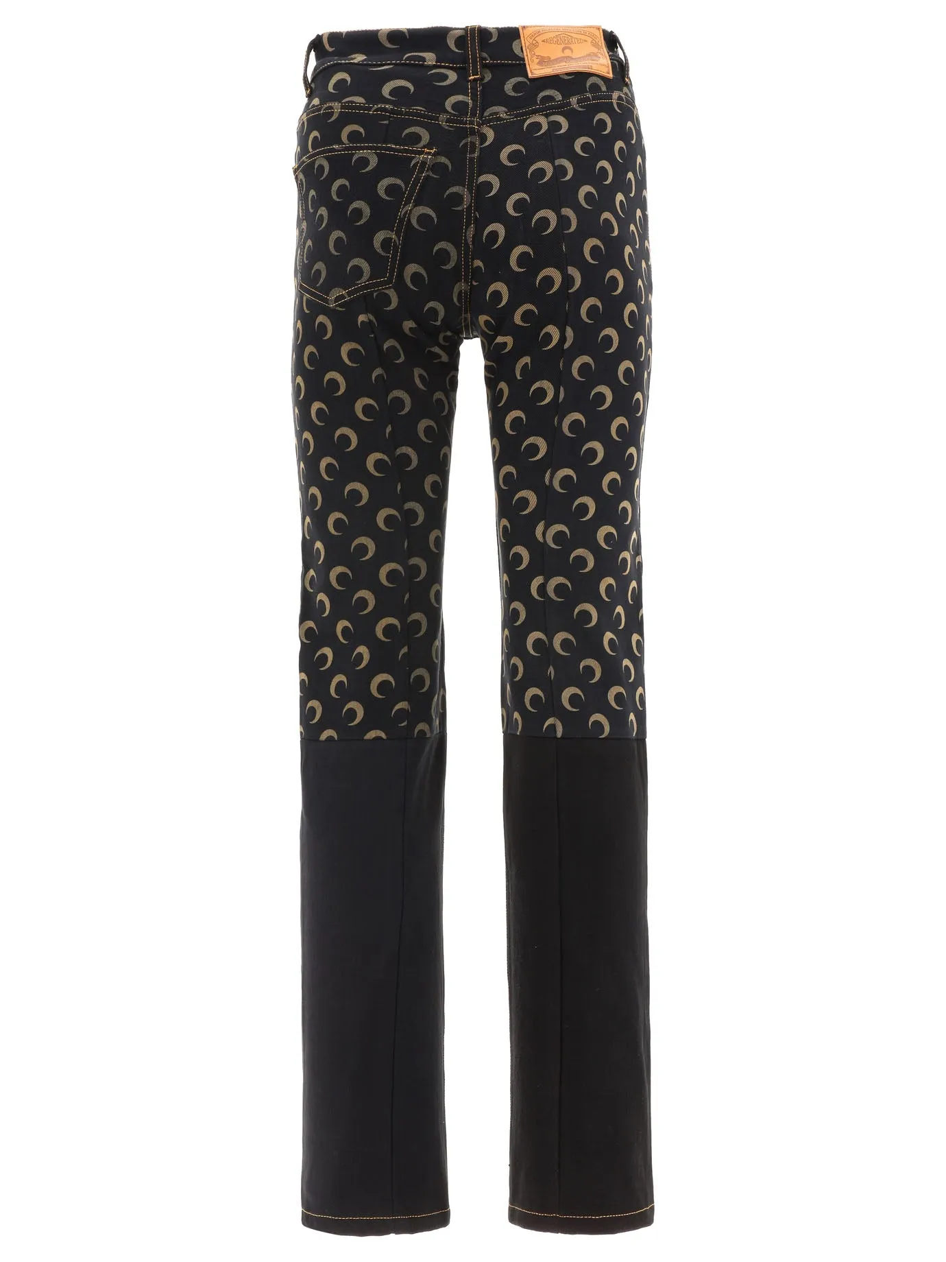 Marine Serre Moon Printed High Rise Jeans