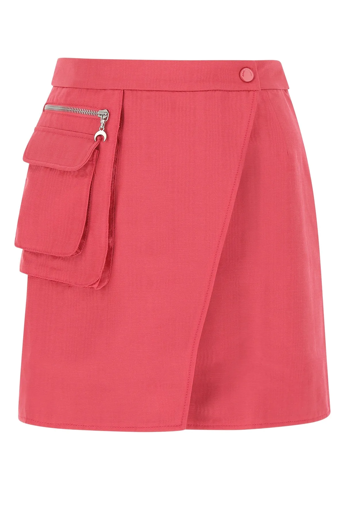 Marine Serre Pocket Embellished Wrap Mini Skirt