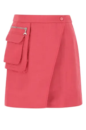 Marine Serre Pocket Embellished Wrap Mini Skirt