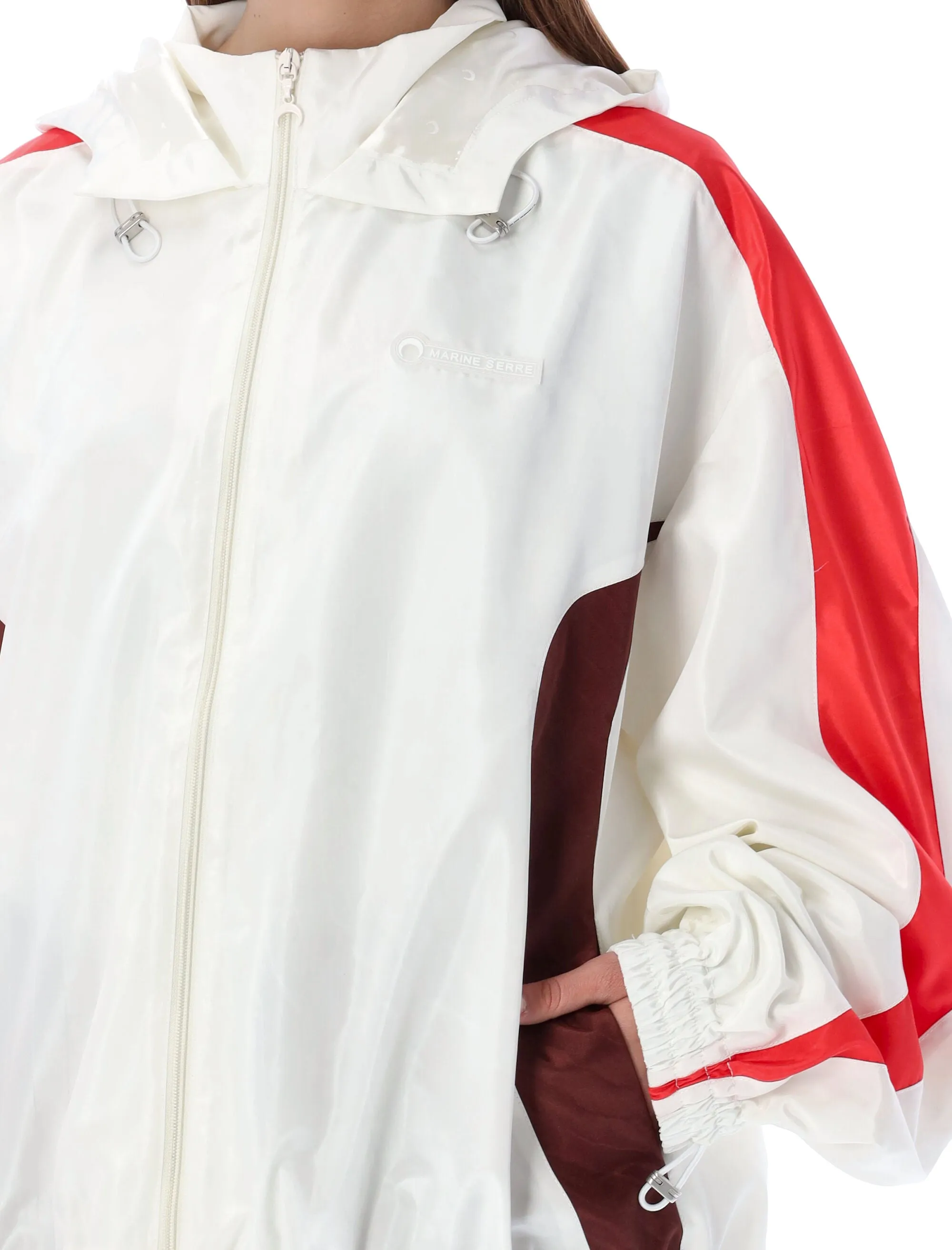Marine Serre Zip-Up Long-Sleeved Jacket