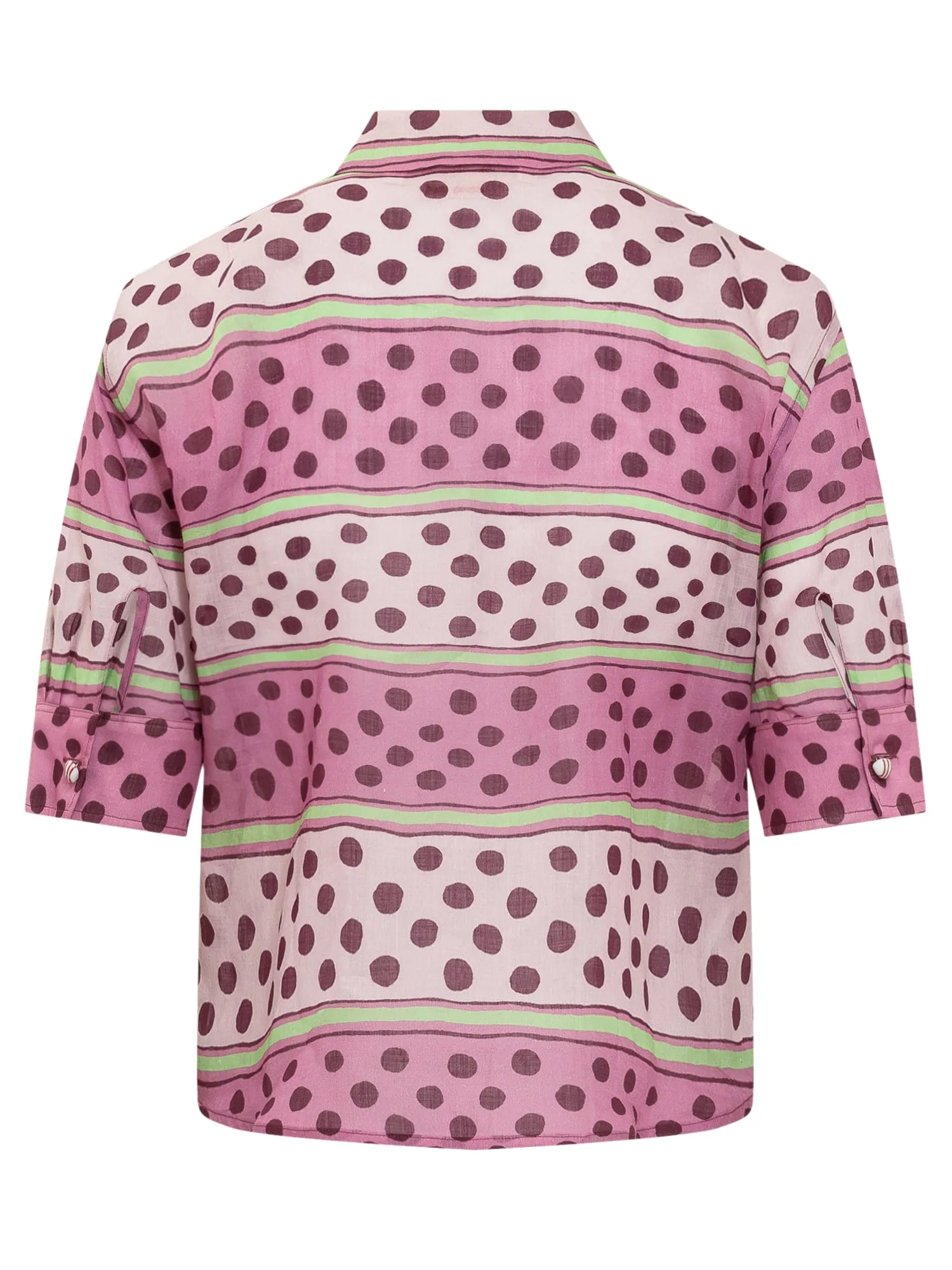 Marni Polka-Dot Printed Short-Sleeved Shirt