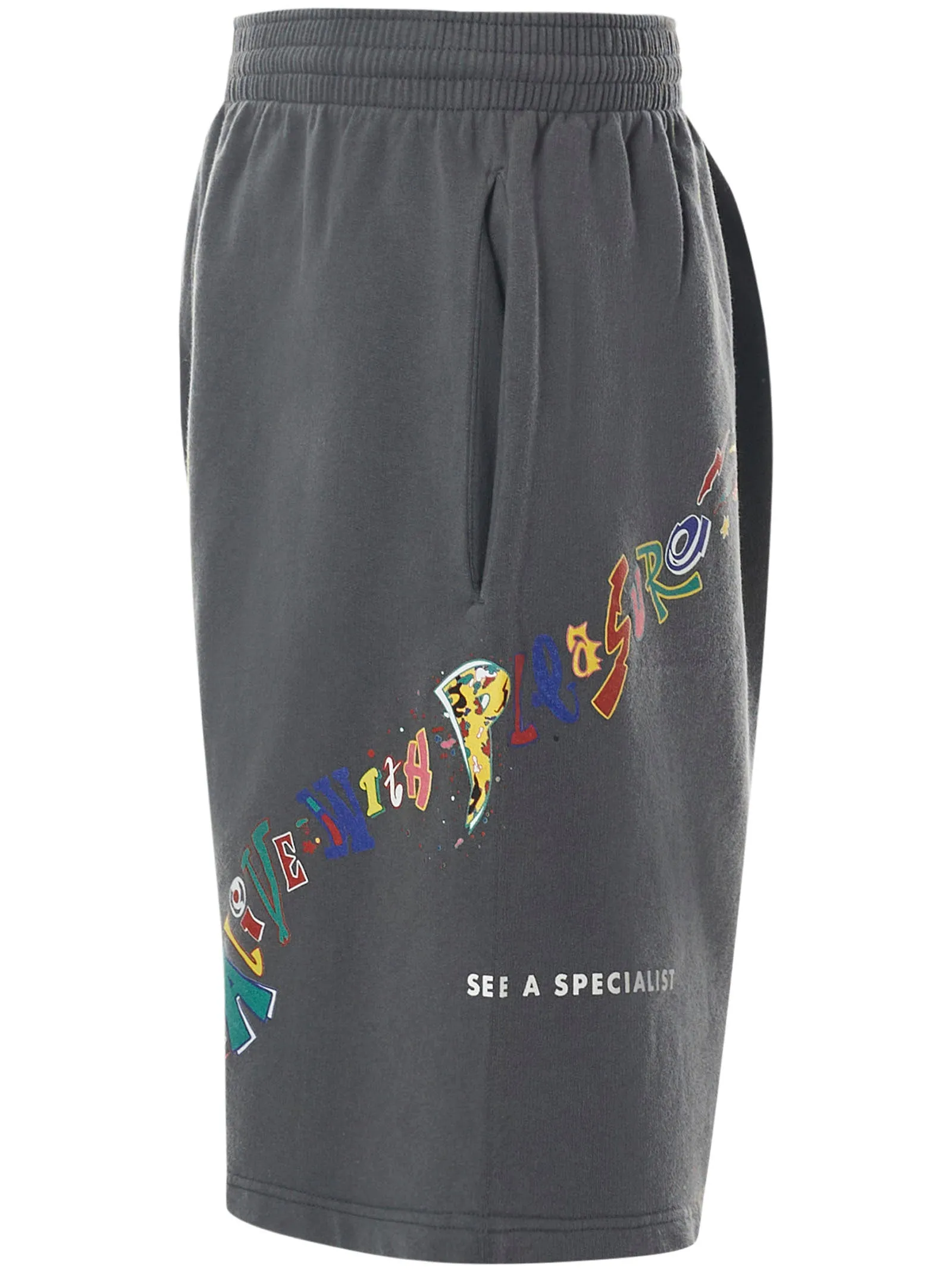 Martine Rose Graphic Print Elasticated Waist Shorts