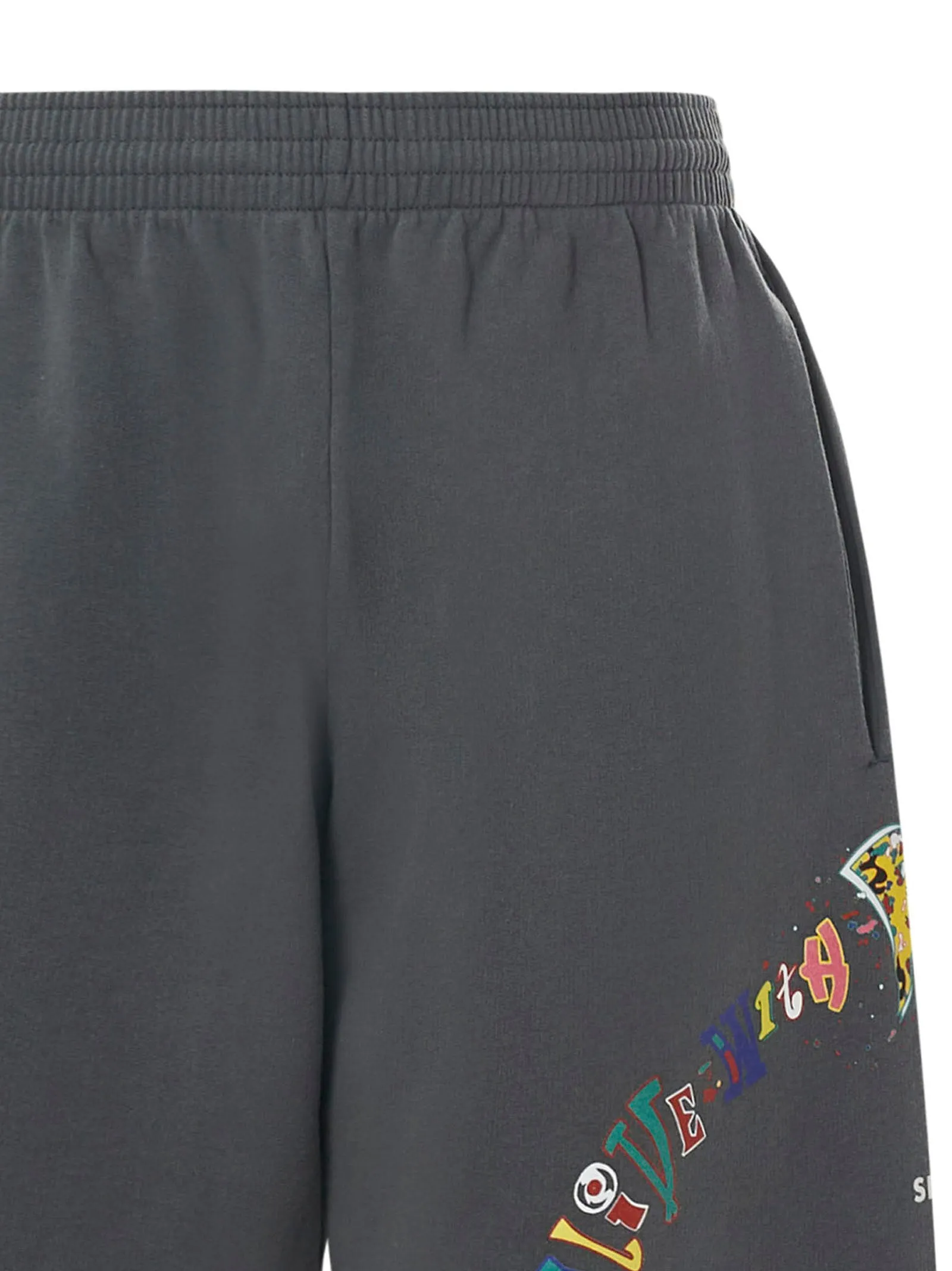Martine Rose Graphic Print Elasticated Waist Shorts