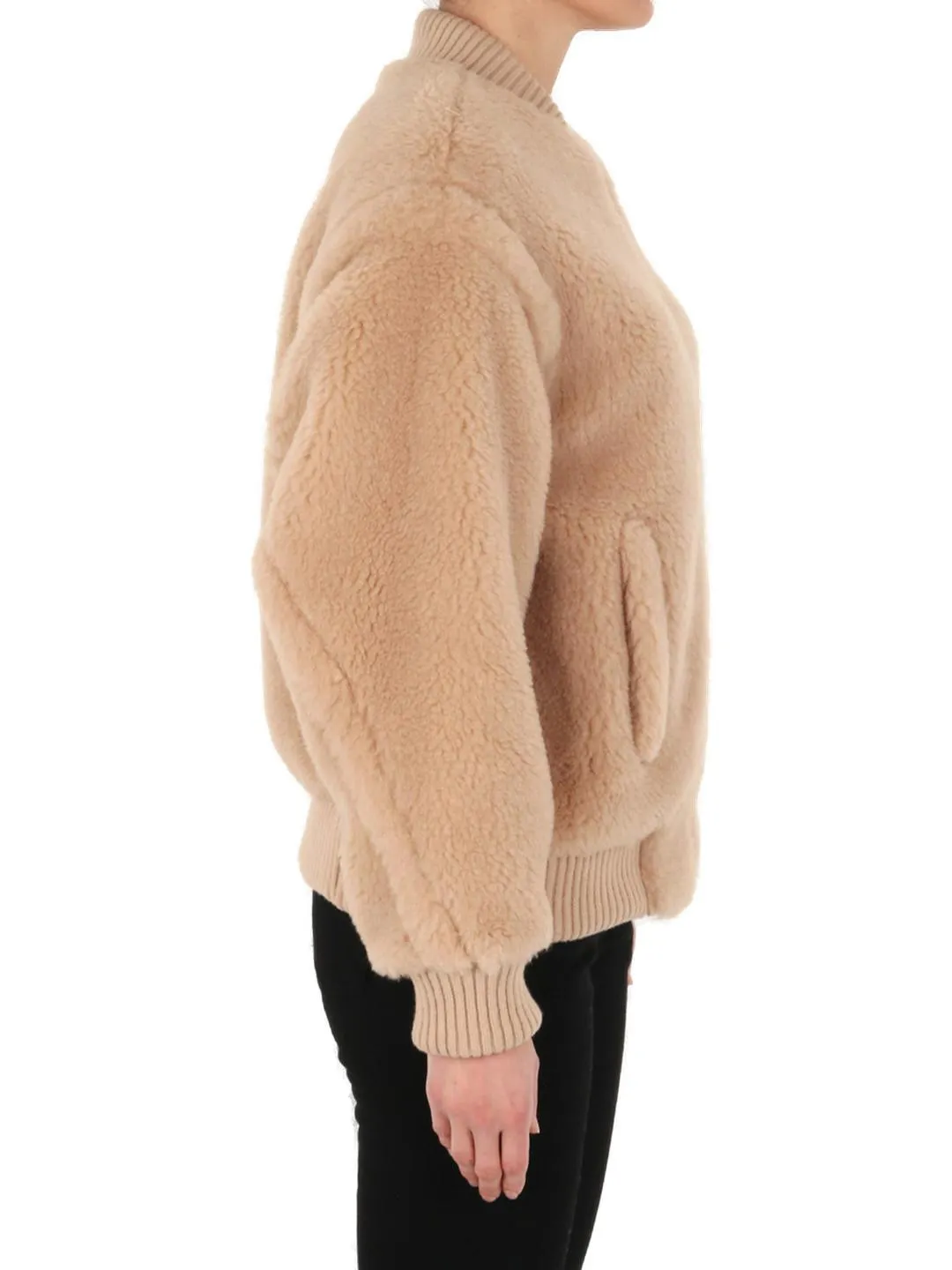 Max Mara Arcella Teddy Bomber Jacket
