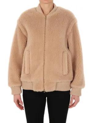 Max Mara Arcella Teddy Bomber Jacket