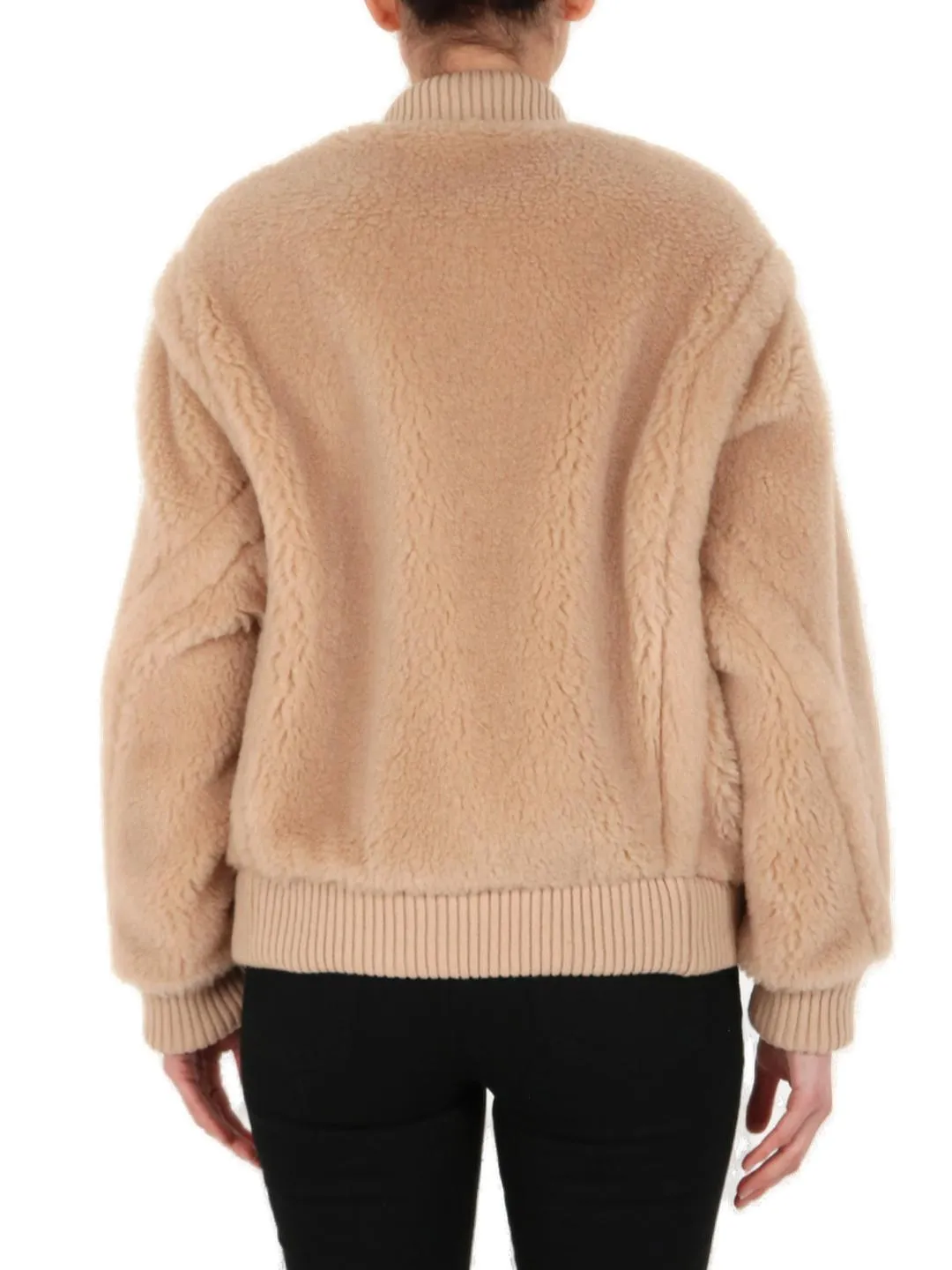 Max Mara Arcella Teddy Bomber Jacket