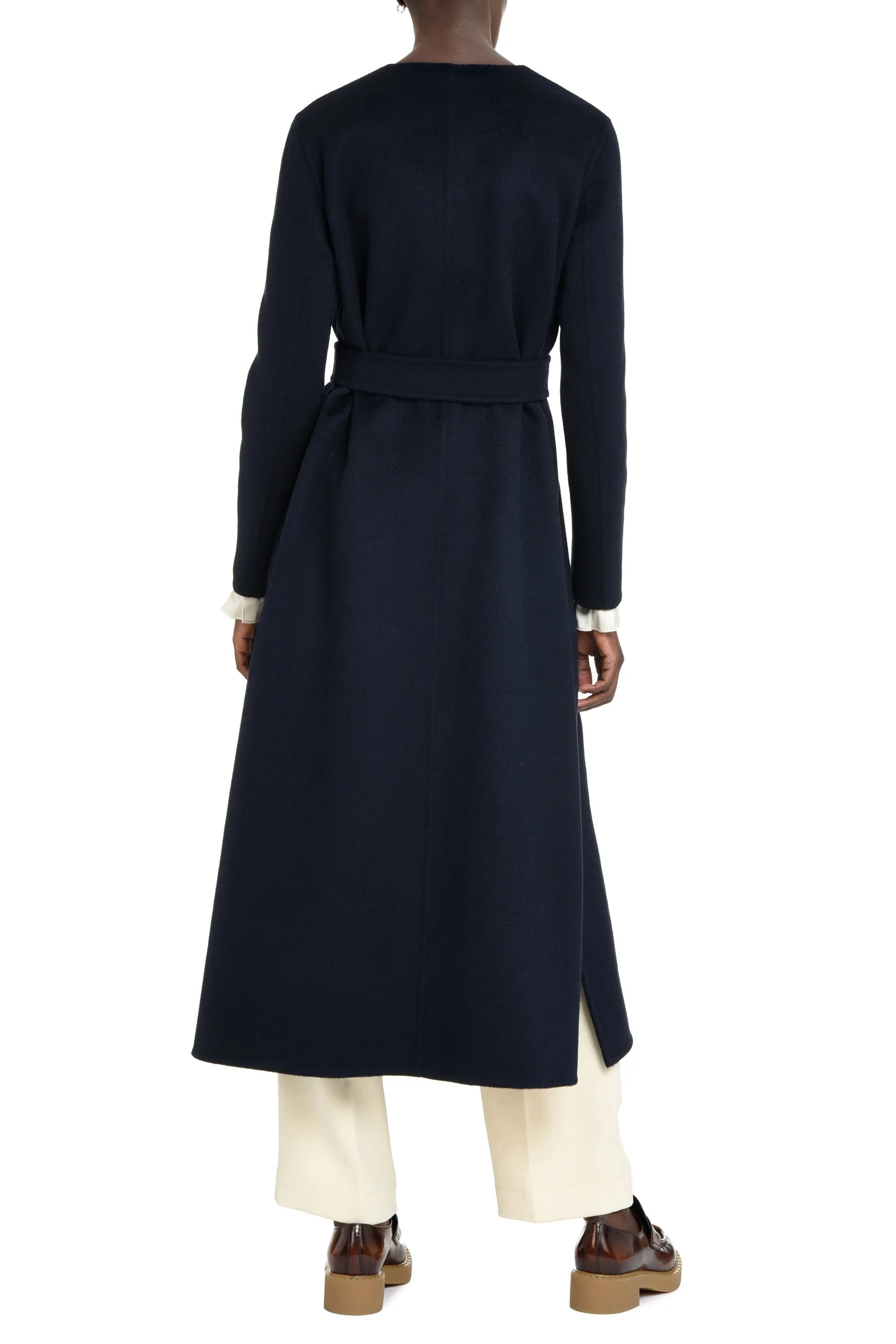 Max Mara Belted Long-Sleeved Coat