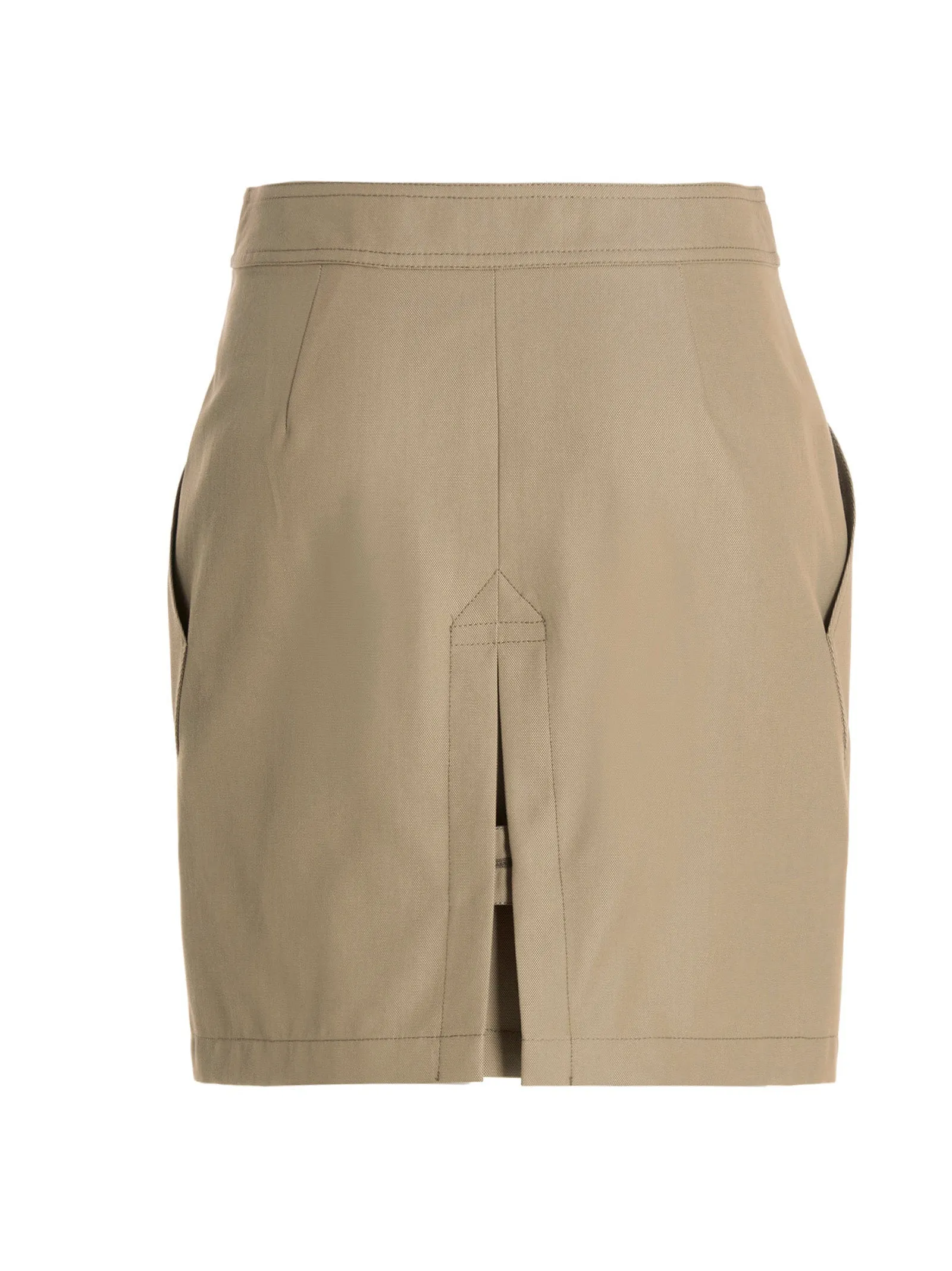 Max Mara Buttoned Wrap Mini Skirt