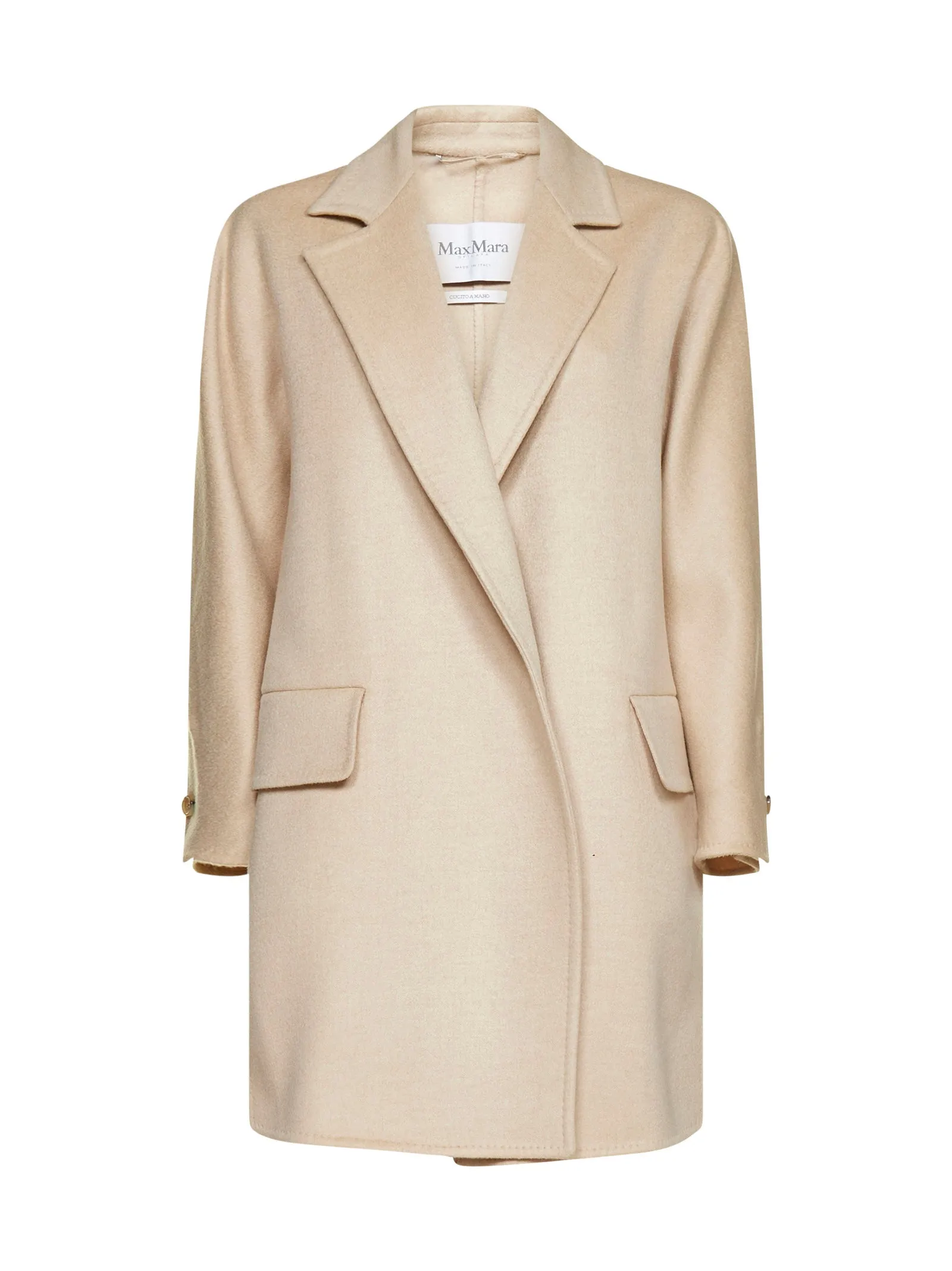 Max Mara Ferrara Button Detailed Coat