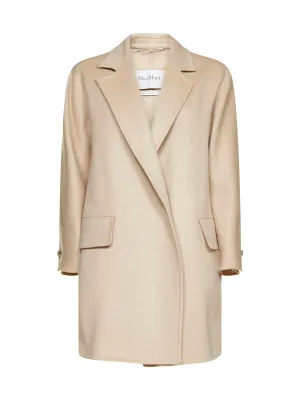 Max Mara Ferrara Button Detailed Coat